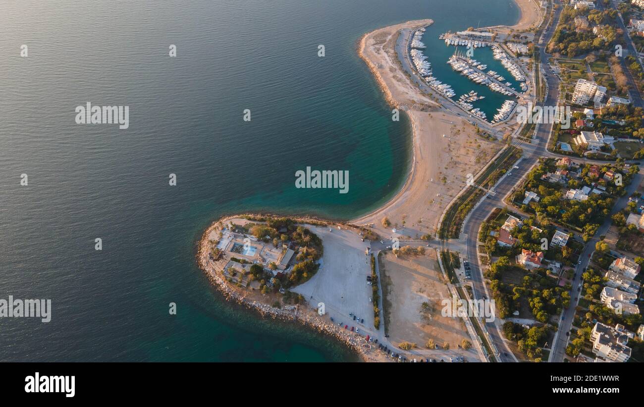 The first marina at Glyfada ,Greece Stock Photo Alamy