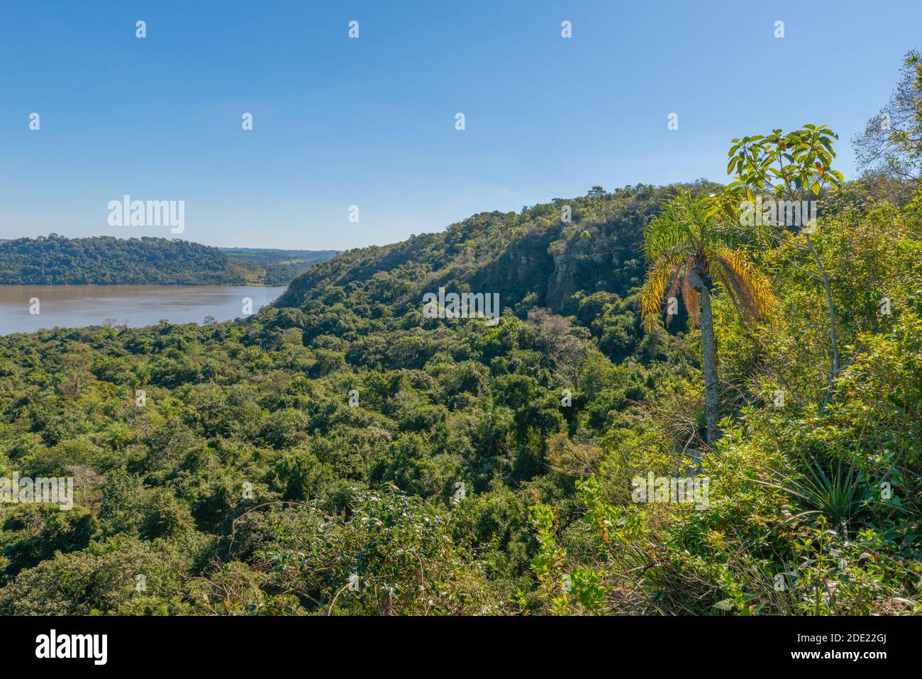 Parque Provincial Teyú-Cuare at the Paraná River, San Ignacio, Province Misiones, Argentina, Latin America, Stock Photo