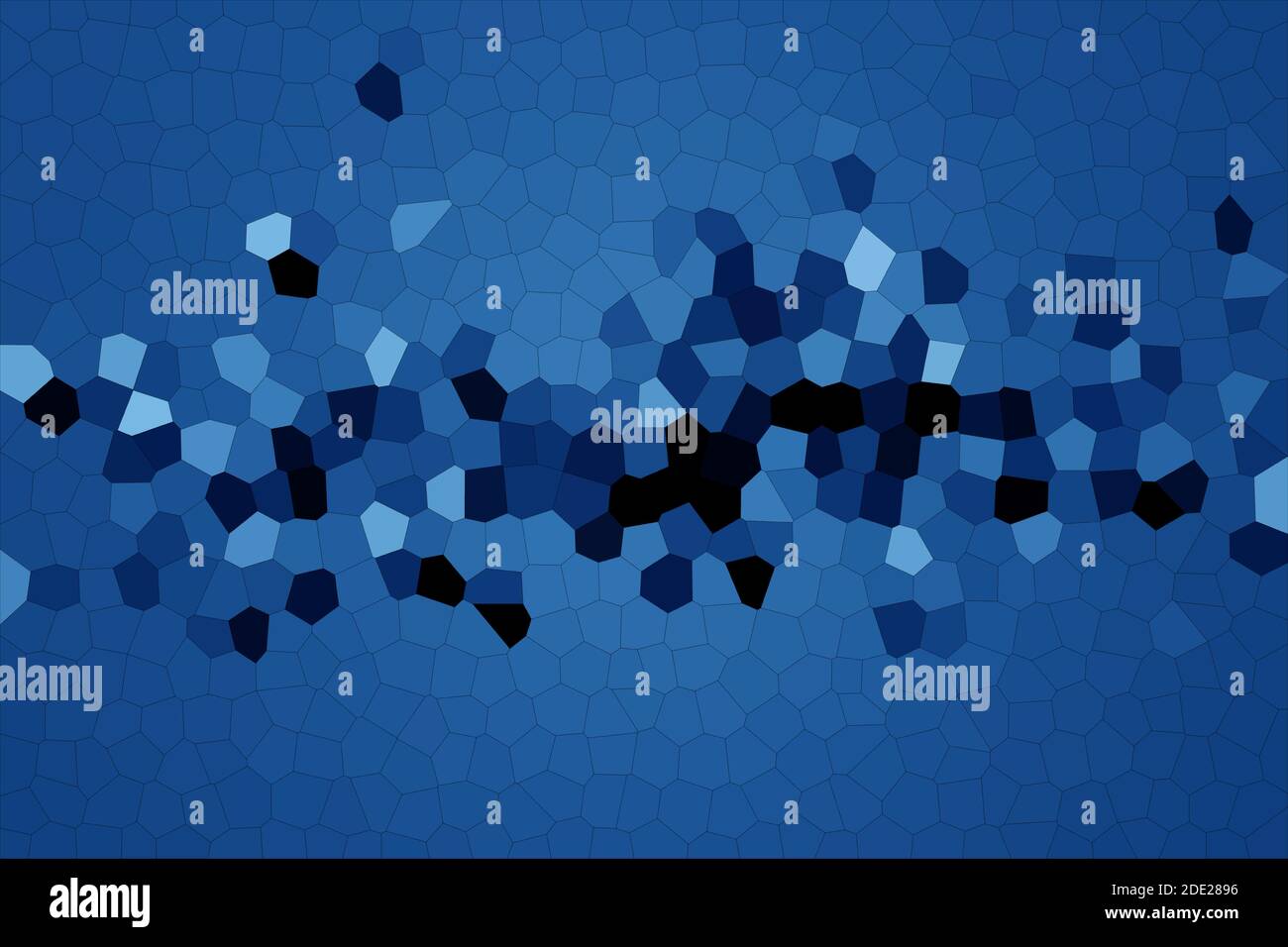 Abstract Scattered Polygons On Blue Material Texture Wallpaper Background Stock Photo