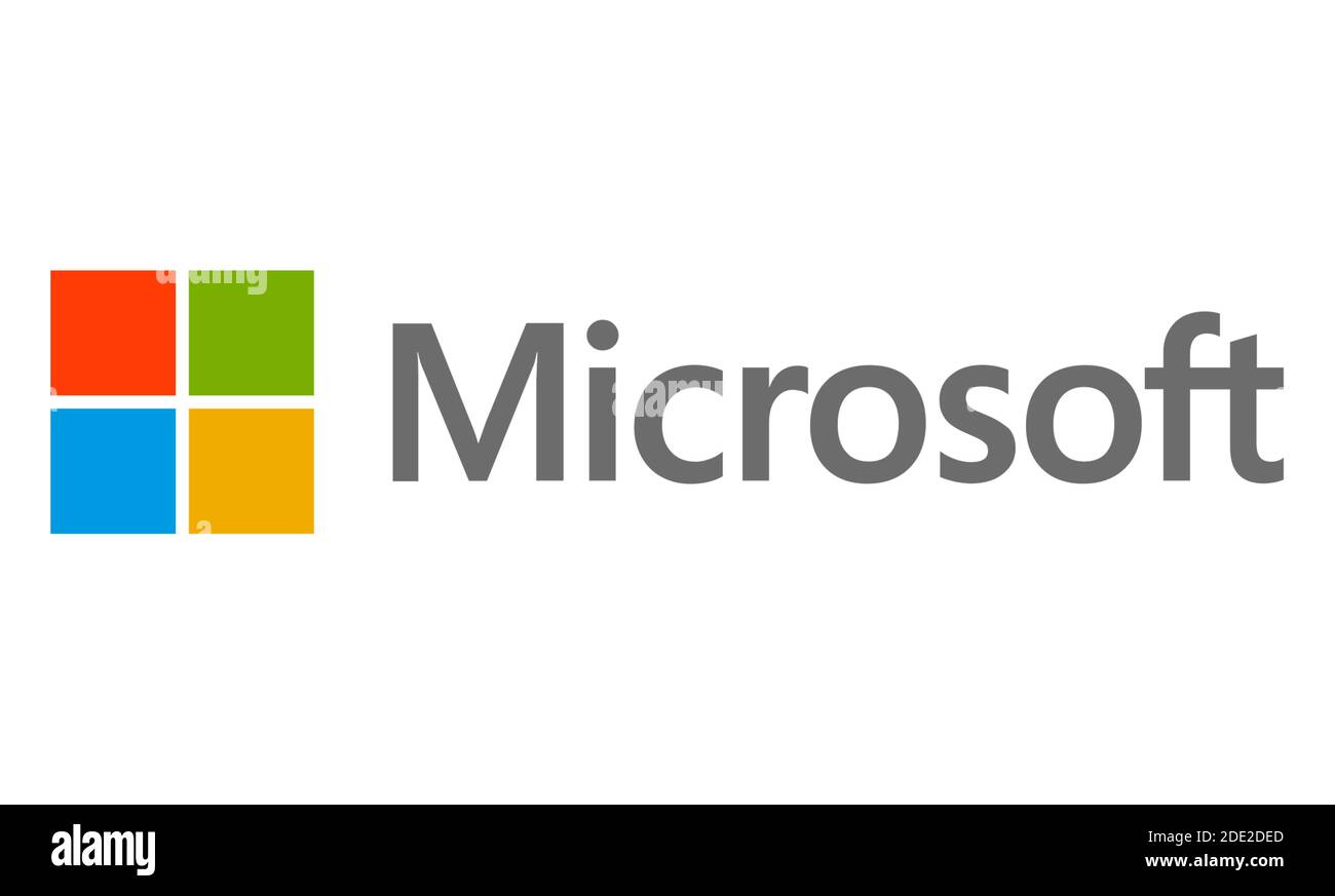 Microsoft company logo Stock Photo