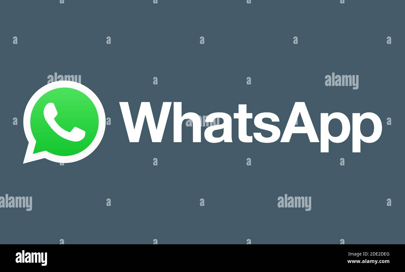 Whatsapp social media application Stock Photo Alamy