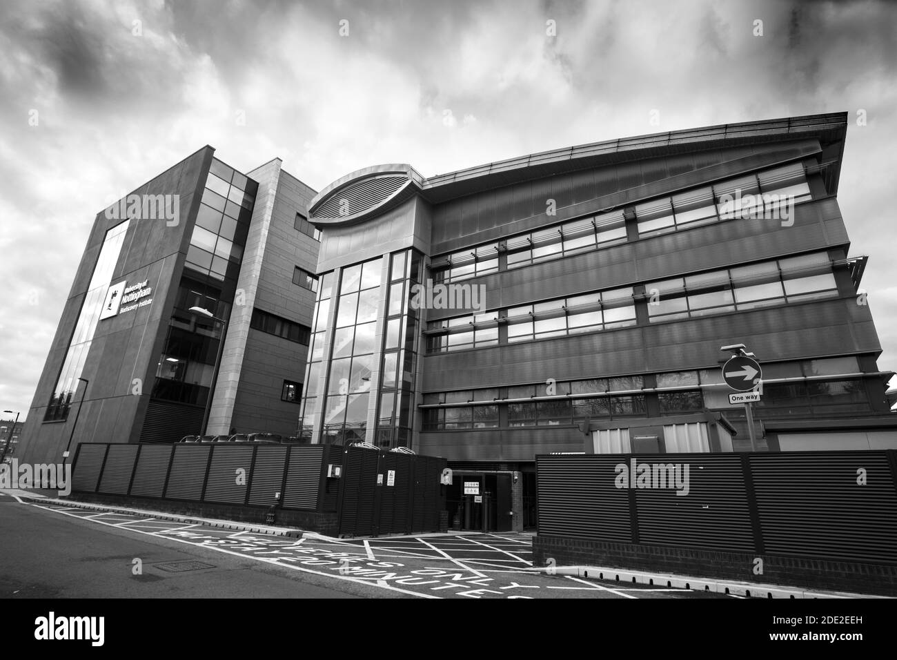 Modern contemporary university high rise buildings Stock Photo