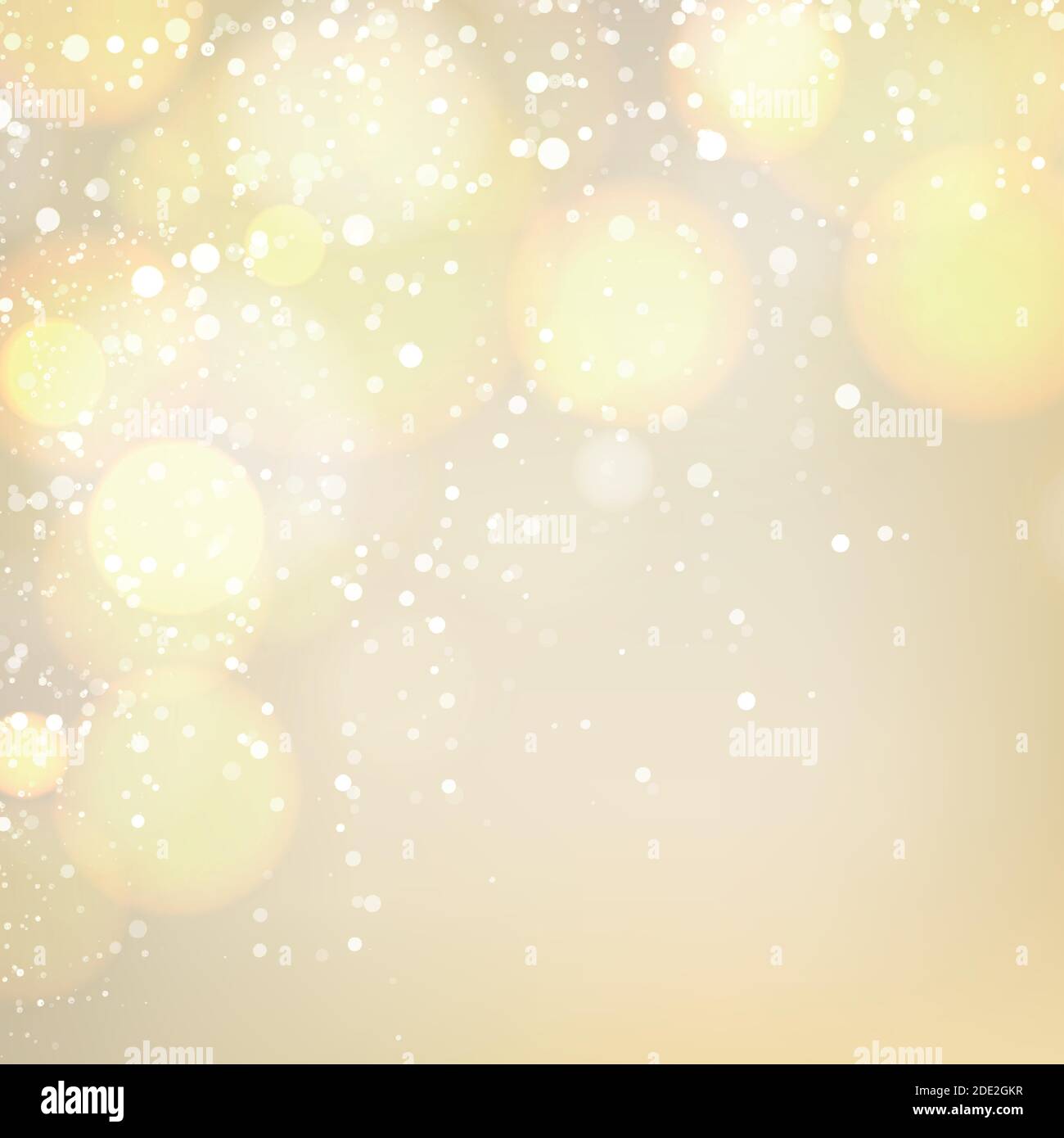 Yellow abstract blurred background with bokeh effect - illustration ...