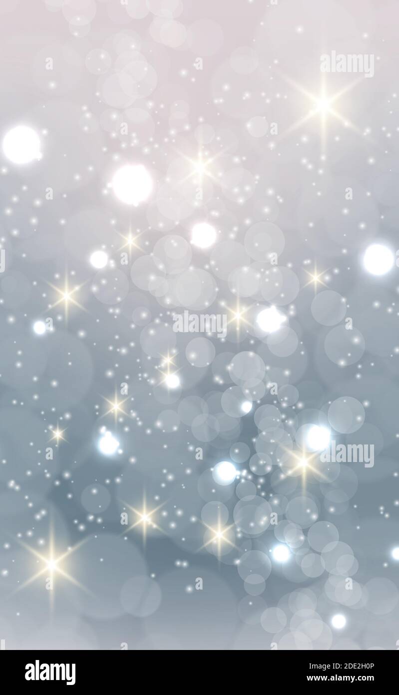 White abstract blurred background with bokeh effect - illustration ...
