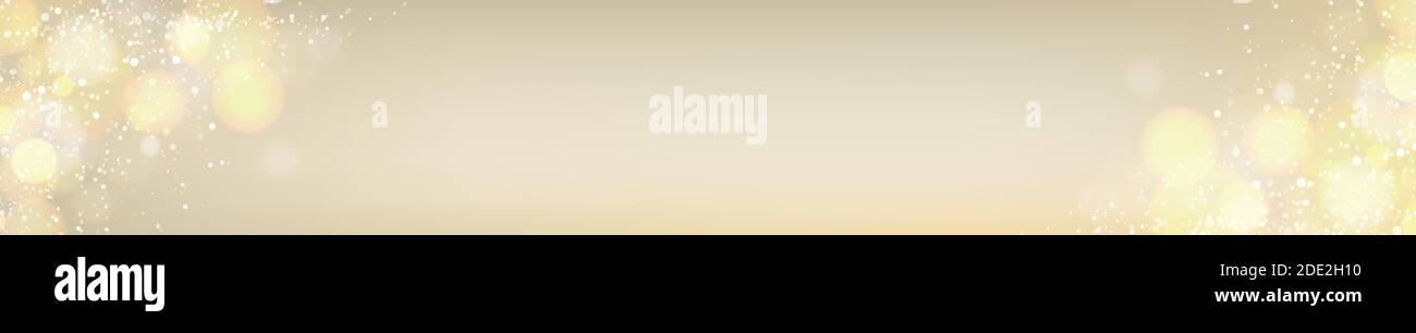 Yellow abstract blurred background with bokeh effect - illustration ...