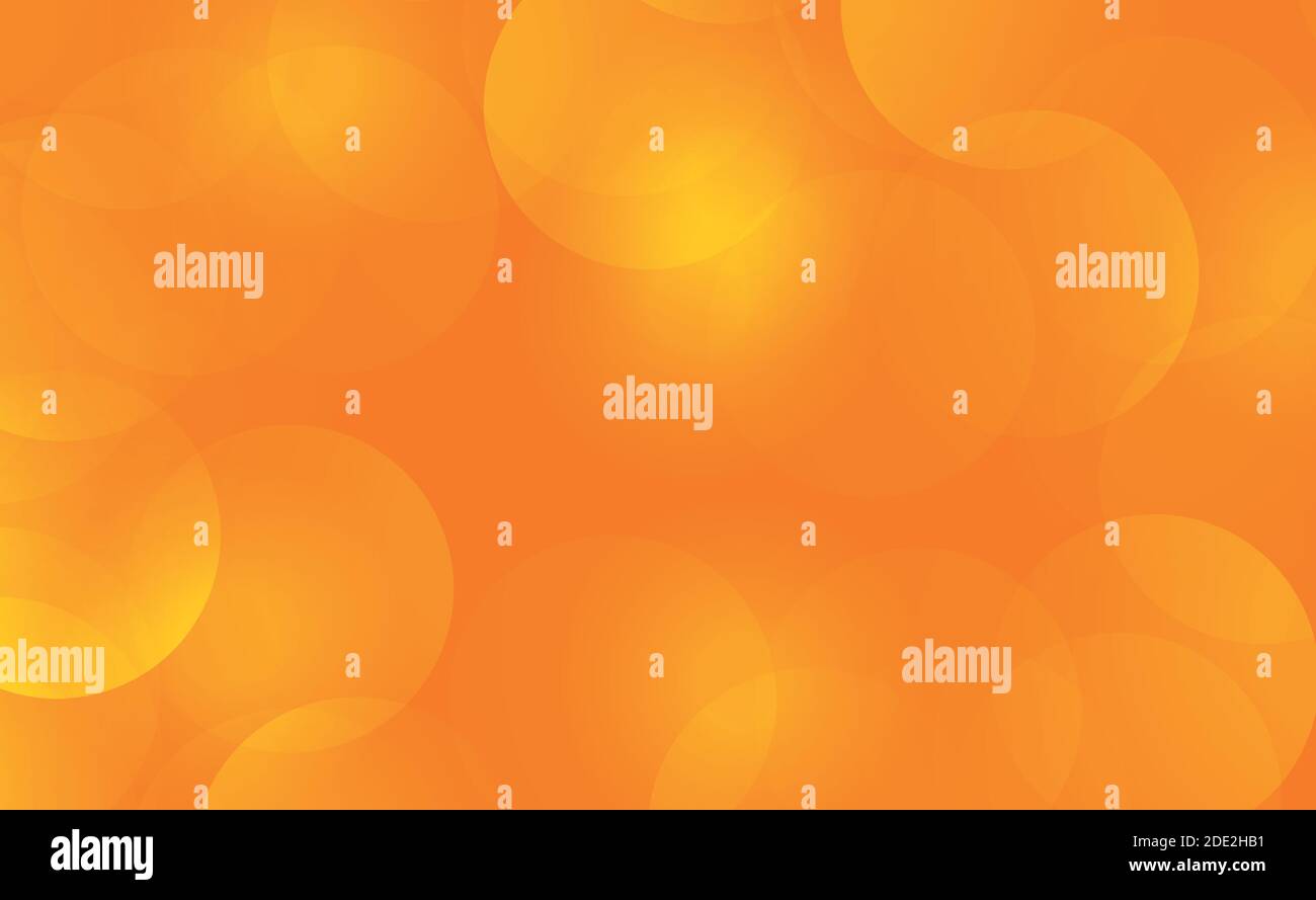 Yellow abstract blurred background with bokeh effect - illustration ...