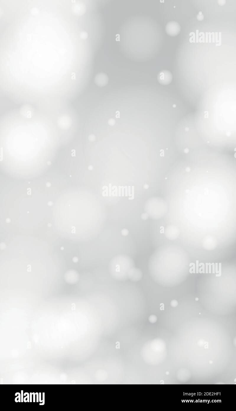 White abstract blurred background with bokeh effect - illustration ...