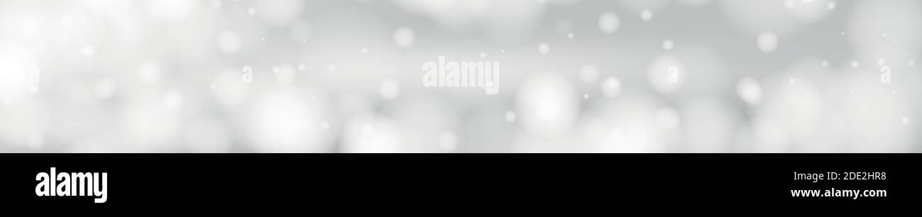 White abstract blurred background with bokeh effect - illustration ...