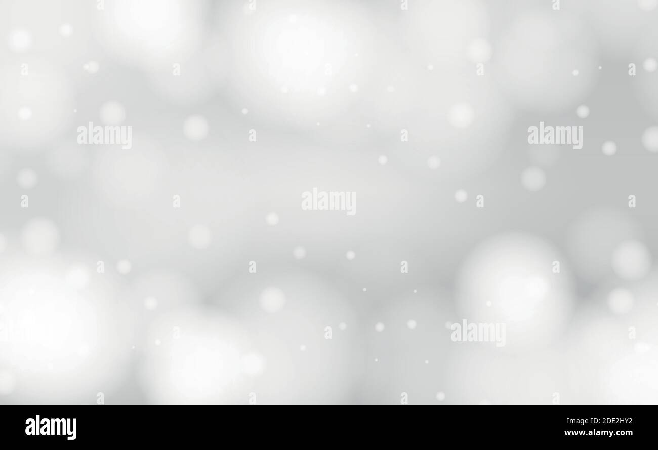 White abstract blurred background with bokeh effect - illustration ...