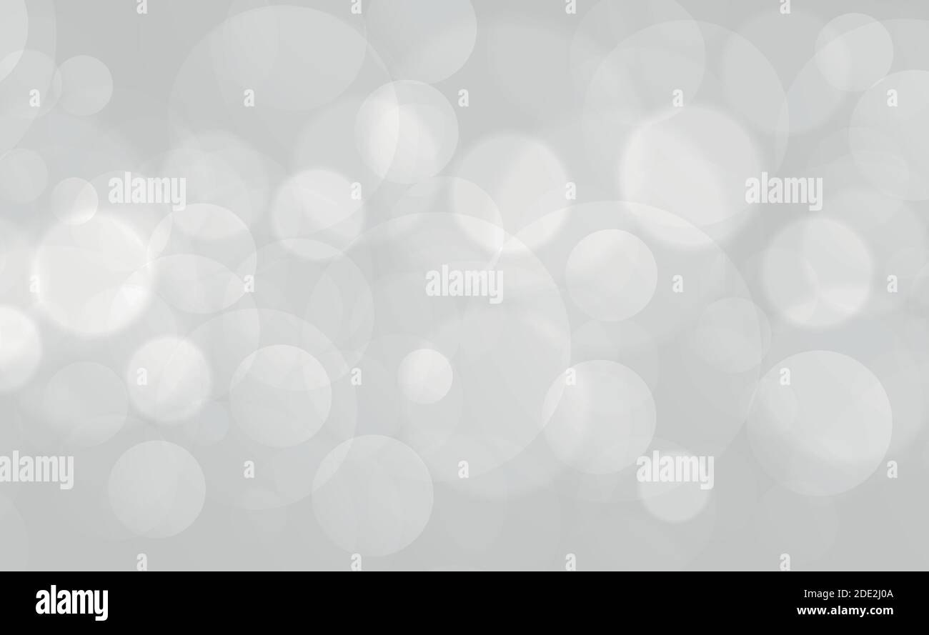 White abstract blurred background with bokeh effect - illustration ...