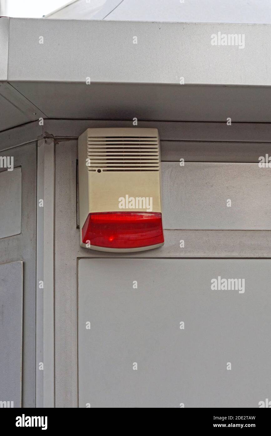 Alarm external unit siren and light Stock Photo Alamy