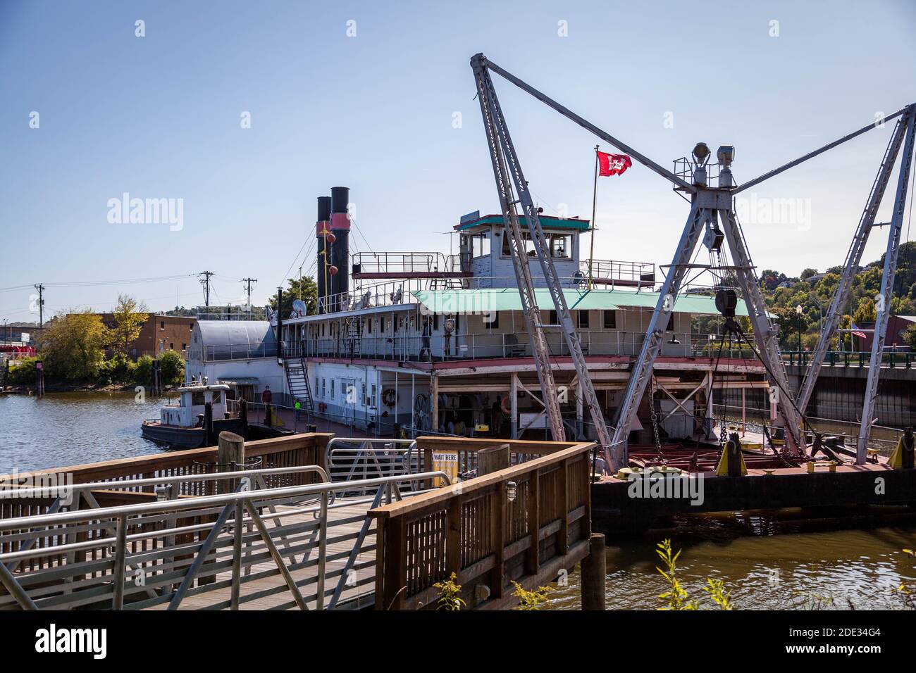 William M. Black steam powered dustpan dredge Stock Photo Alamy