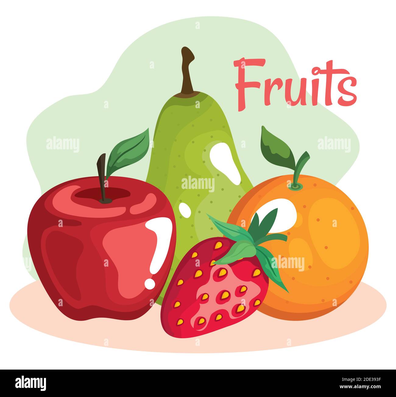 fruits symbol set vector design Stock Vector Image & Art - Alamy