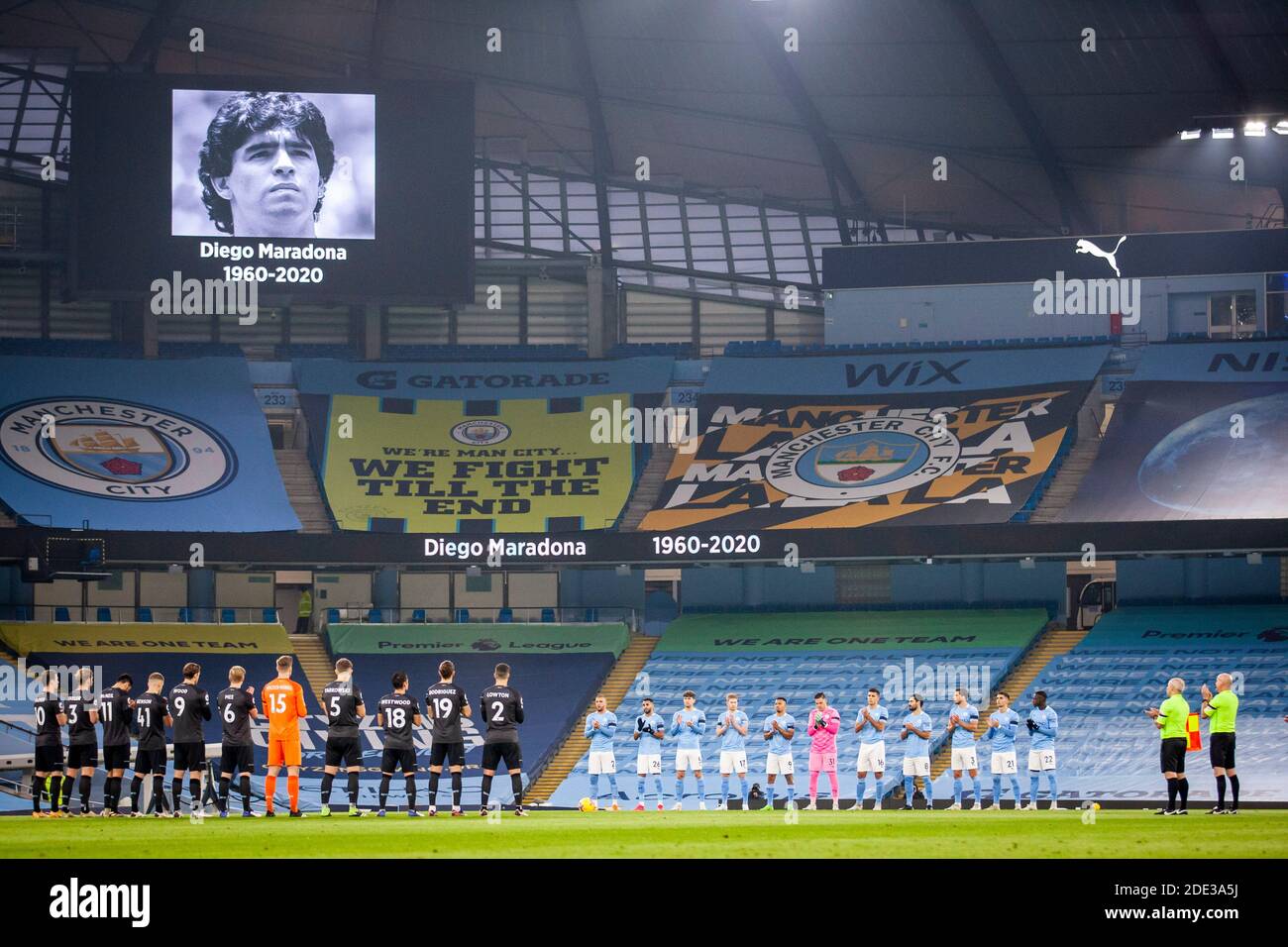 Etihad Stadium, Manchester, Lancashire, UK. 28th Nov, 2020. English