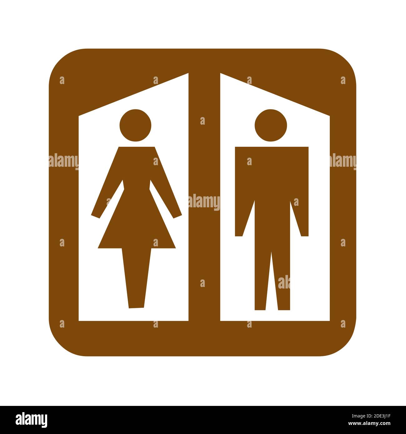 Female and male toilet pictogram Stock Photo Alamy