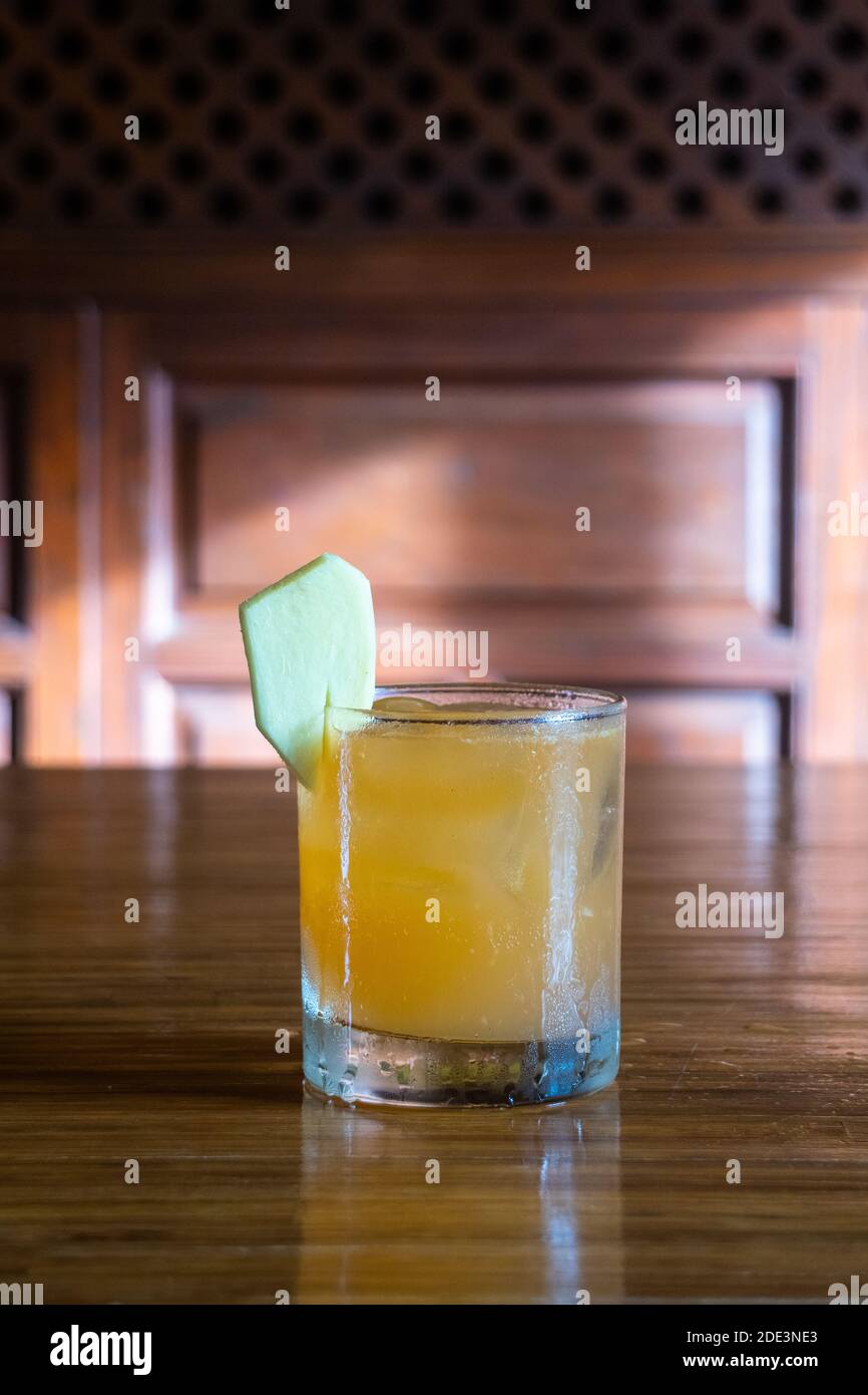 Cocktail drink at Batala Bar in Intramuros, Manila, Philippines Stock