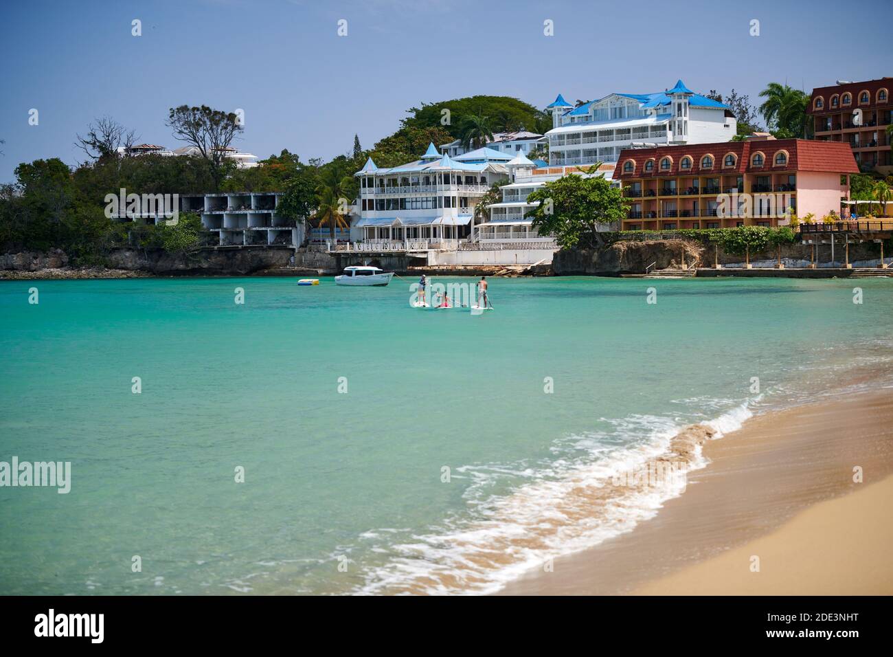 A lovely day at the beach, Sosua Dominican Republic Stock Photo Alamy