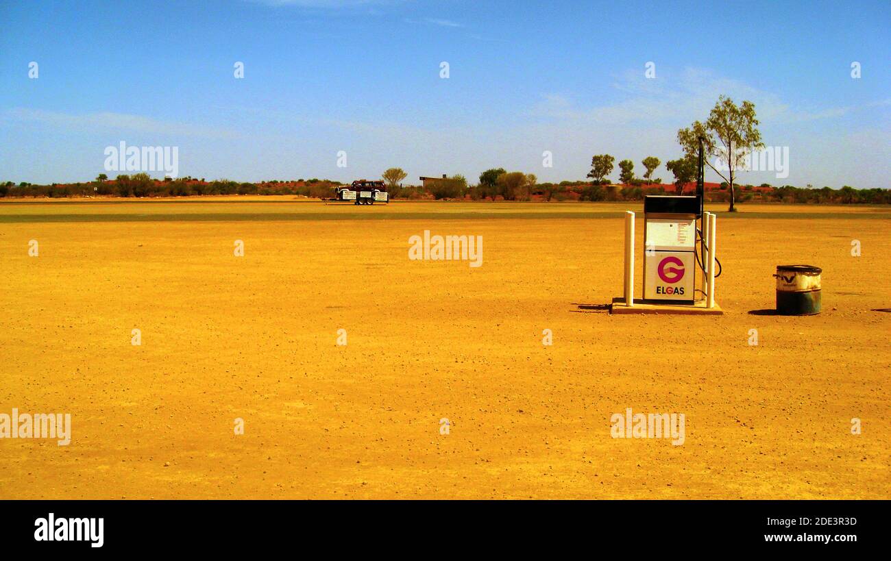 Gas Station in the Isolated Northern Territory, Australia Stock Photo Alamy