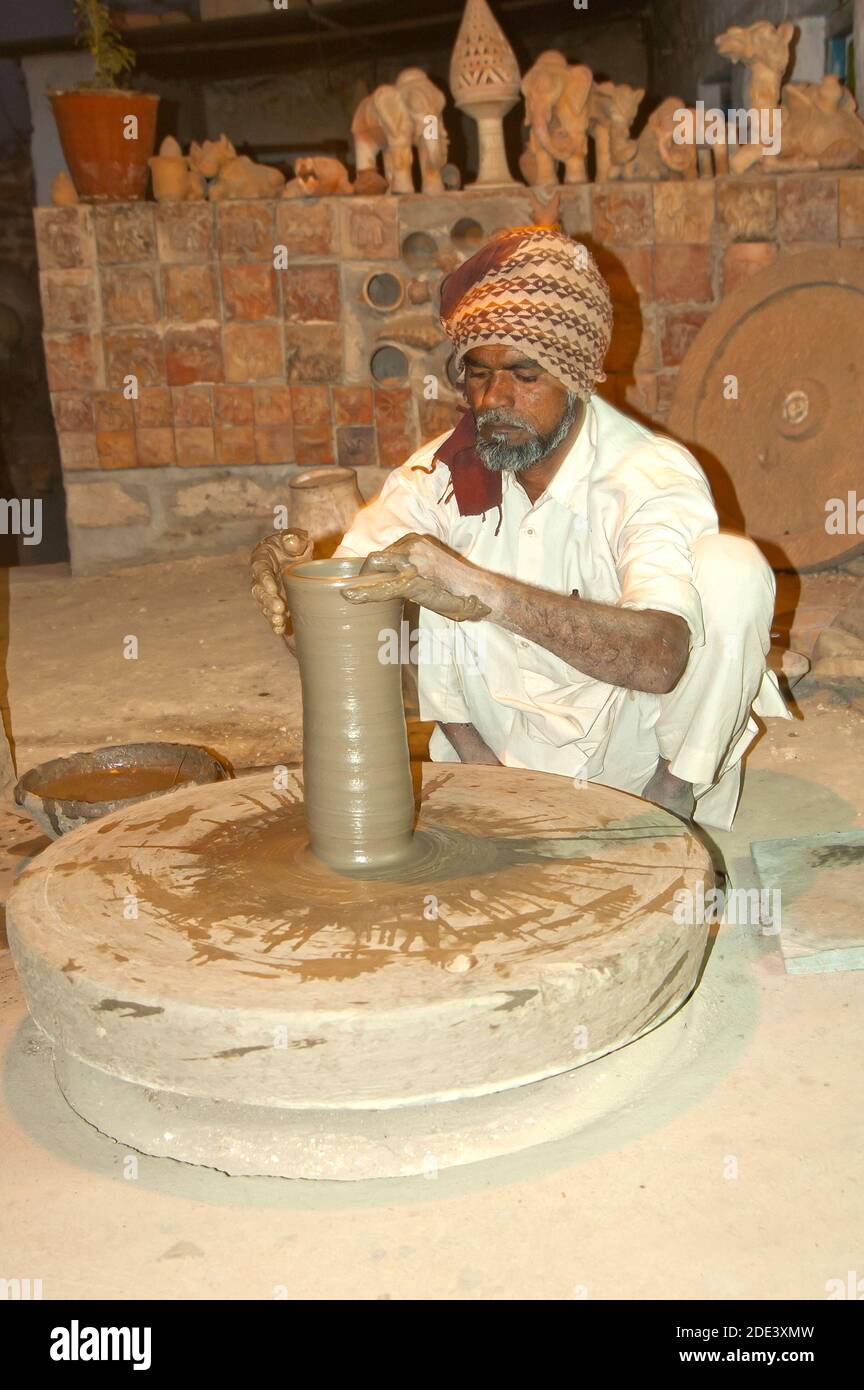 Pottery in India Stock Photo Alamy
