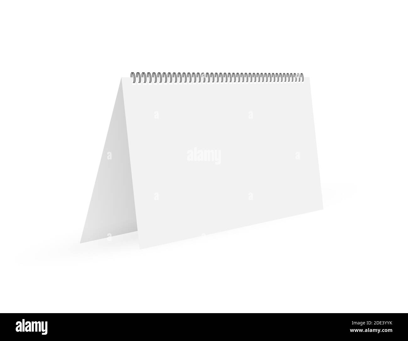 Blank wall calendar with spring. Vector illustration Stock Vector Image