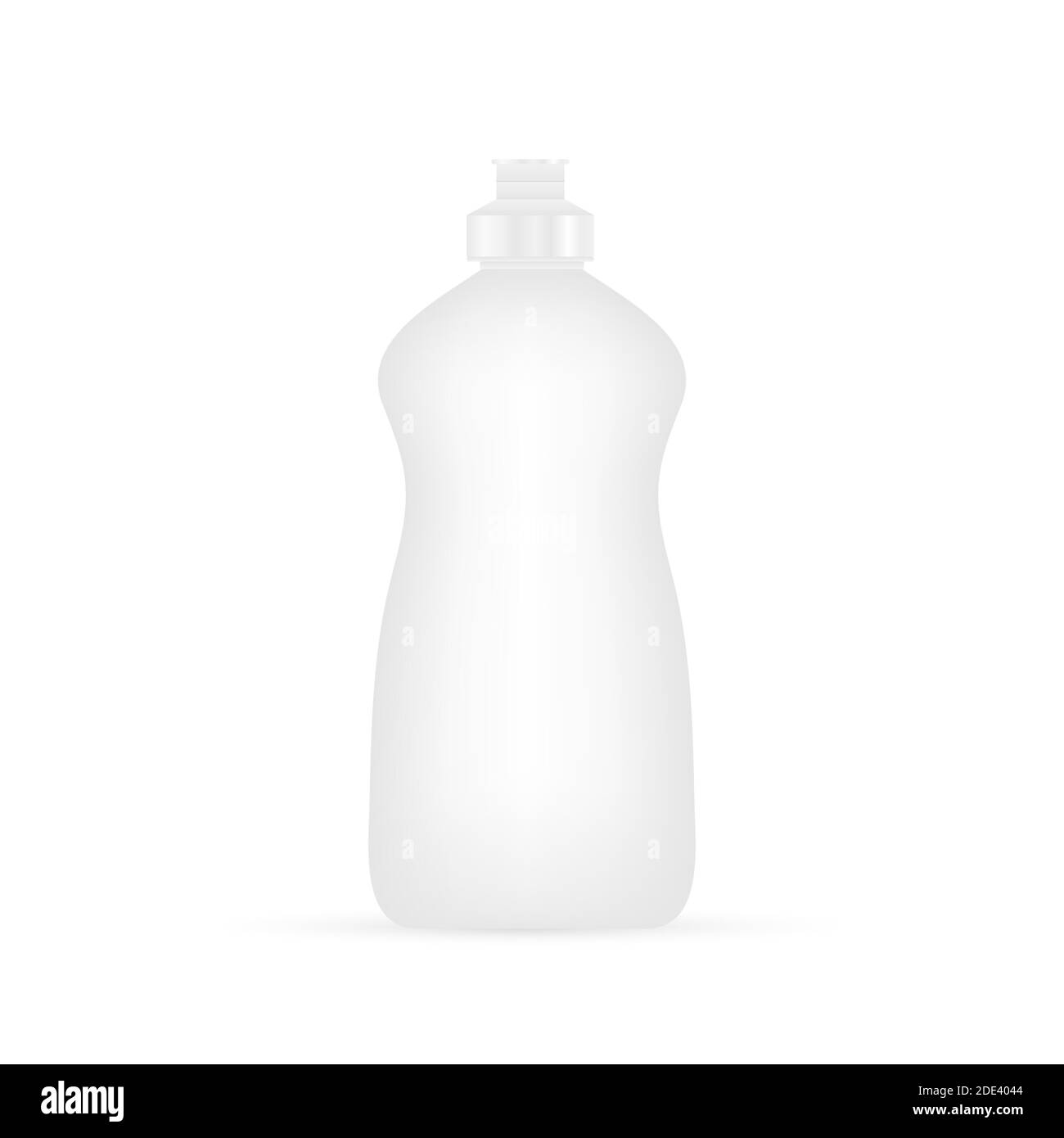 Dishwashing liquid. Cleaning Bottle Isolated On White Background. Vector stock illustration. Stock Vector