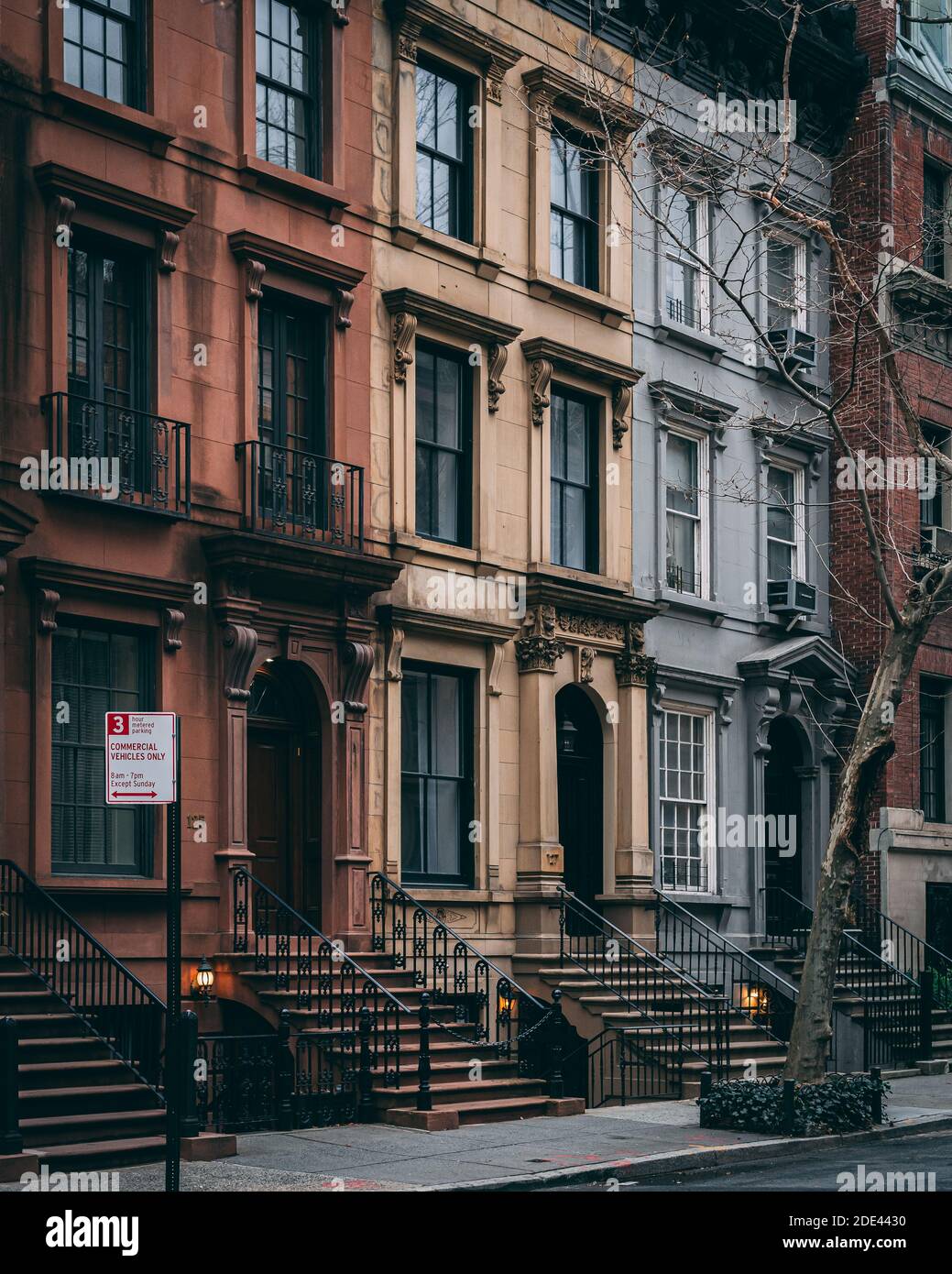 Brownstones in the Upper East Side, Manhattan, New York City Stock Photo Alamy