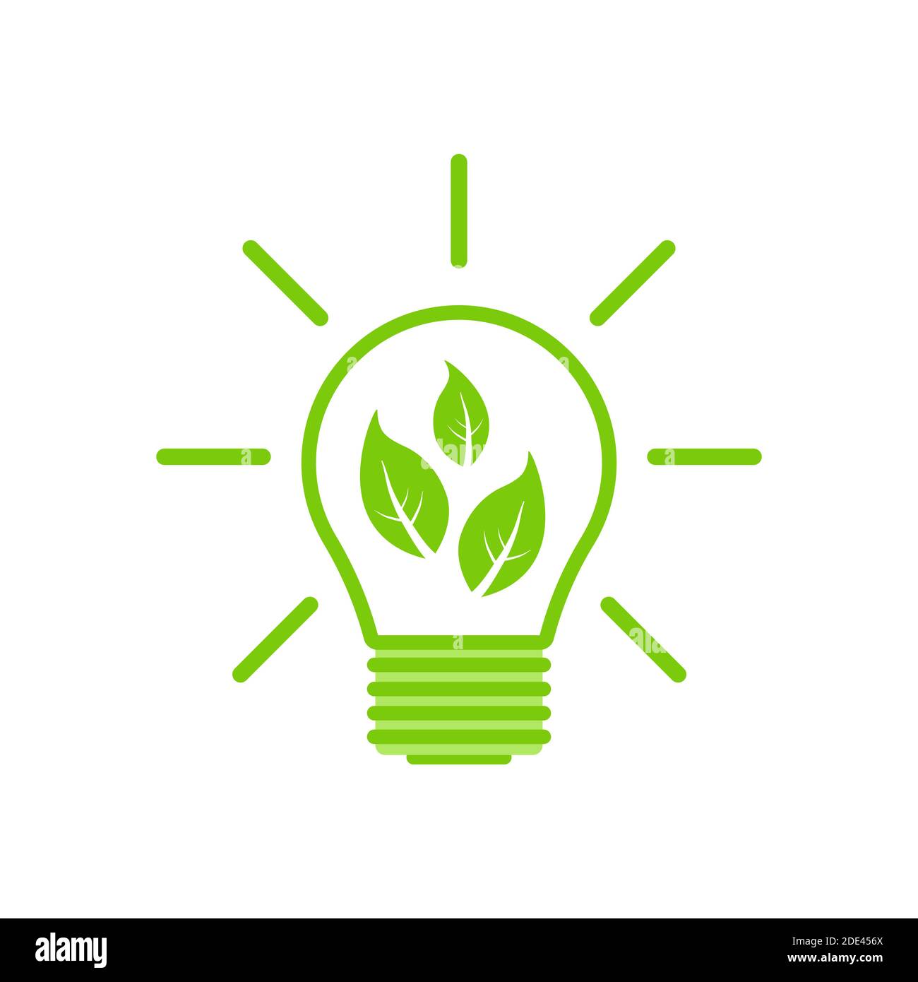 Green eco energy concept. Vector stock illustration Stock Vector Image ...