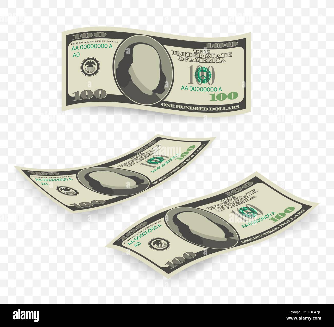 American fifty dollar bill Stock Vector Images - Alamy