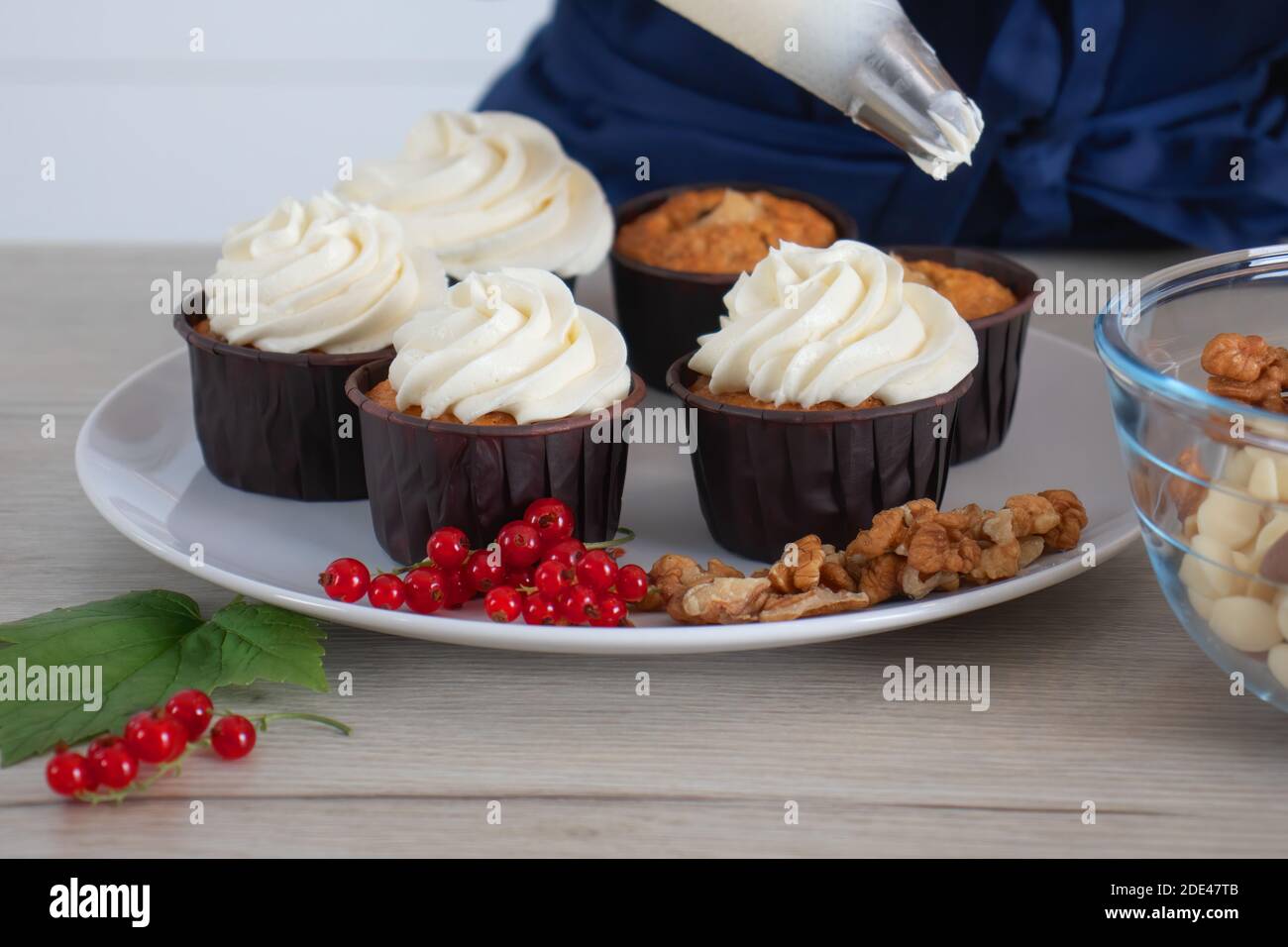 Cupcake top view hires stock photography and images Alamy