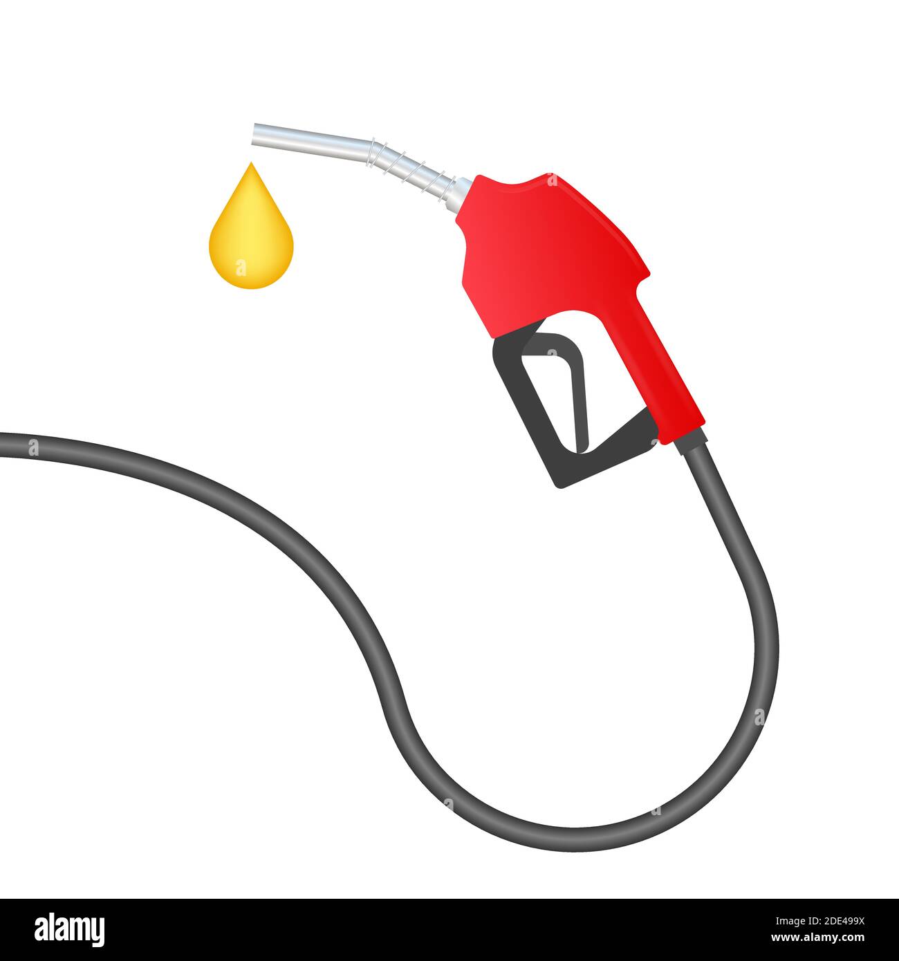 Fueling gasoline or diesel vector web banner. Filling stations network, petroleum. Vector stock illustration. Stock Vector
