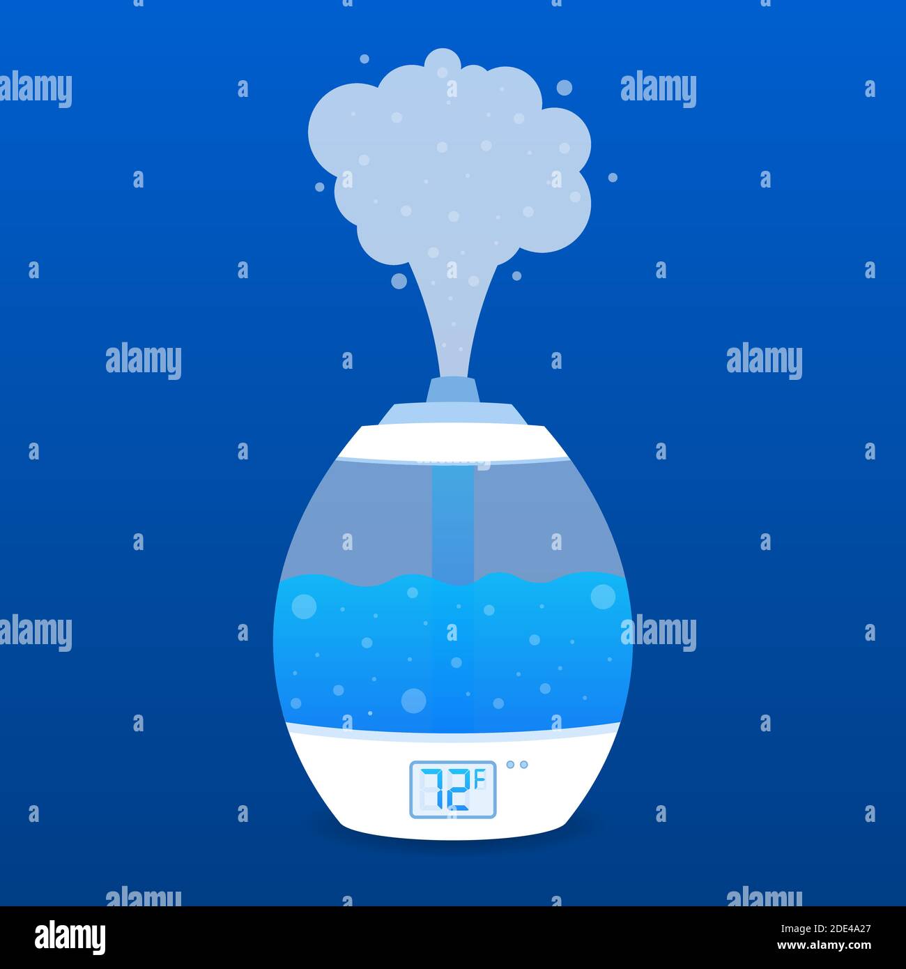 Modern home humidifier. Humidifier air diffuser. Purifier microclimate