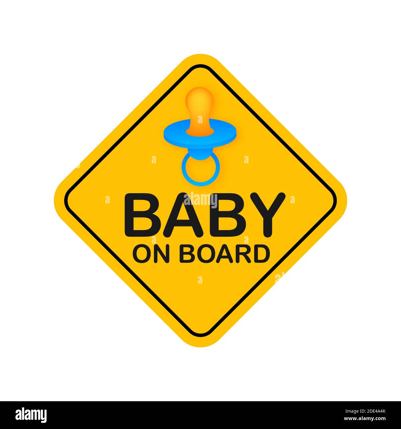 Baby On Board Sticker High Resolution Stock Photography and Images Alamy