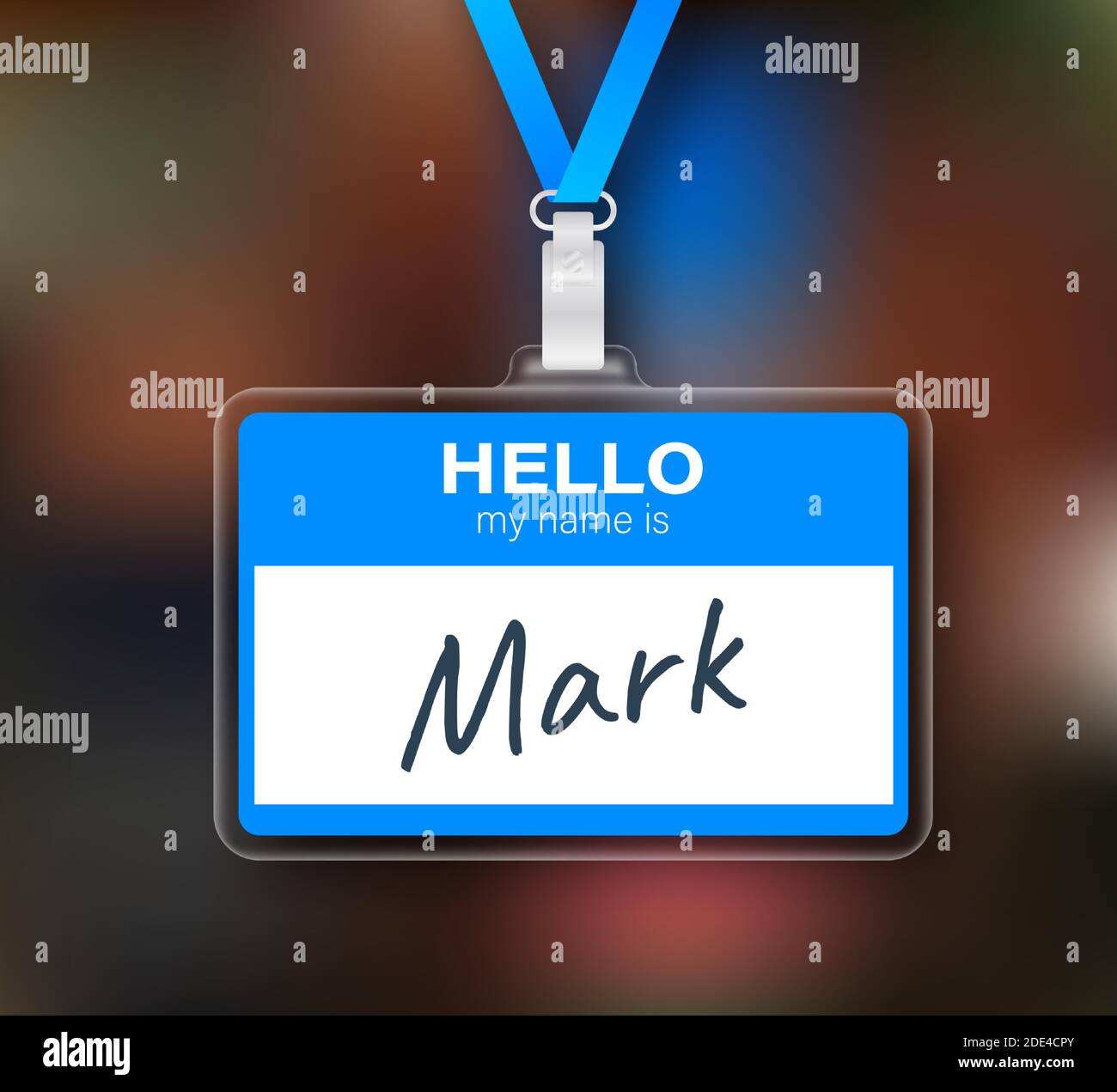 Blue Hello My Name Is Label Sticker On White Background Vector Stock blue-hello-my-name-is-label-sticker-on-white-background-vector-stock