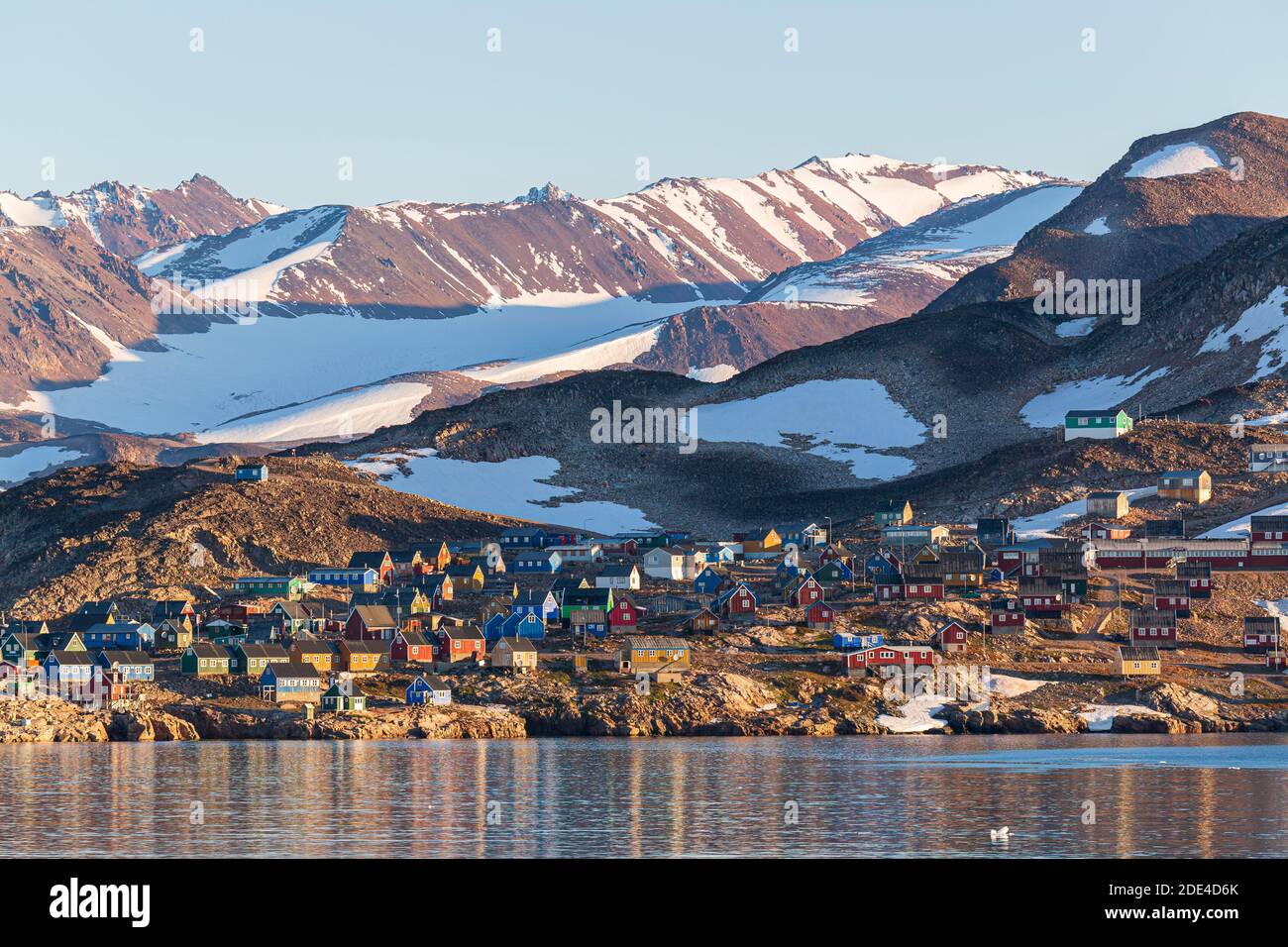 Ittoqqortoormiit, Scorebysund, East coast of Greenland, Denmark Stock Photo