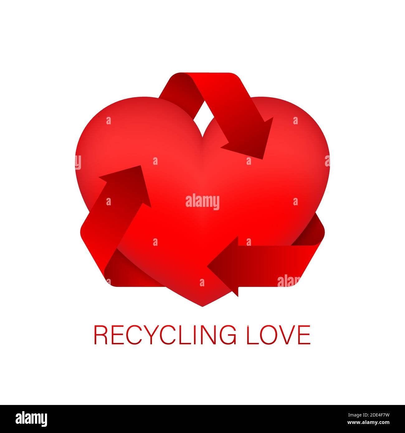 Recycle heart recycling symbol reuse hi-res stock photography and ...