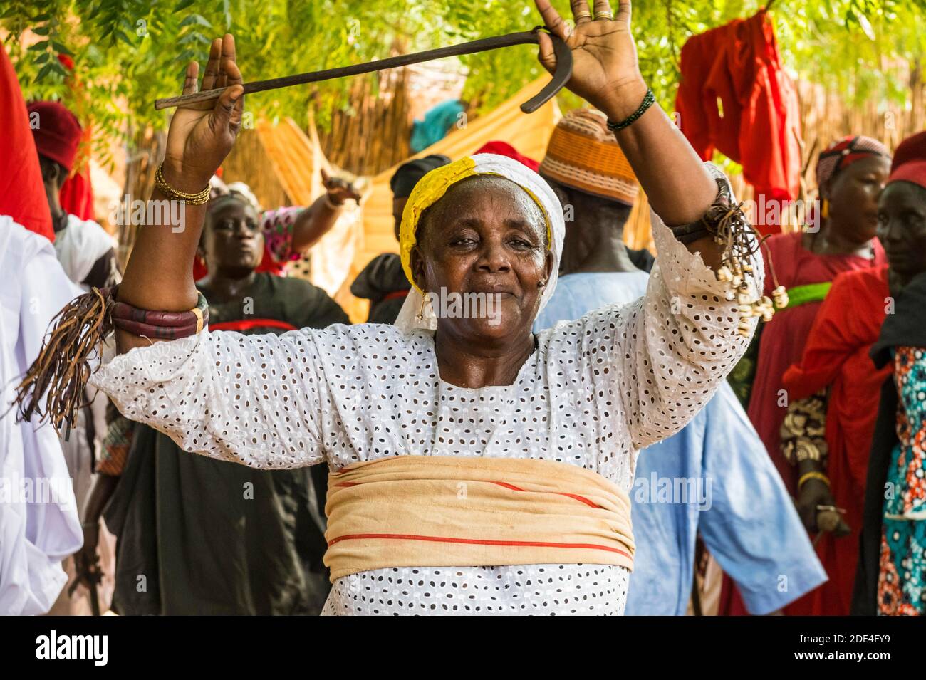 Voodoo ceremony in Dogondoutchi, Niger Stock Photo
