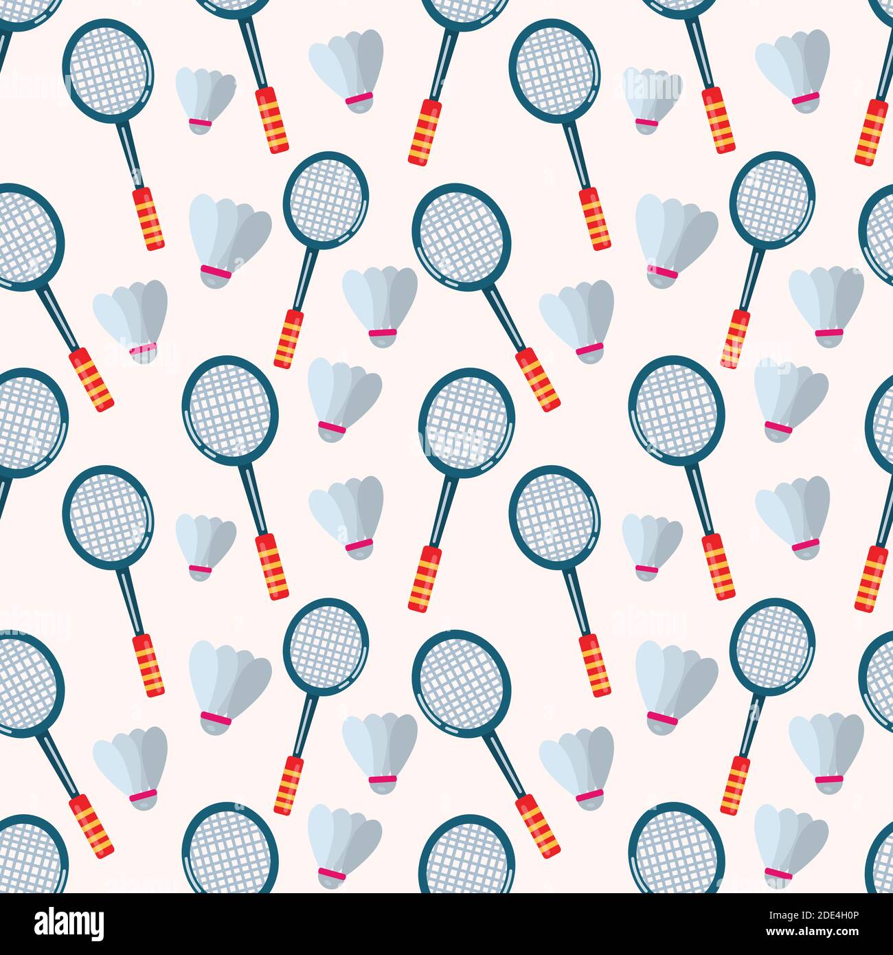 badminton racket and shuttlecock seamless pattern vector illustration Stock  Vector Image & Art - Alamy