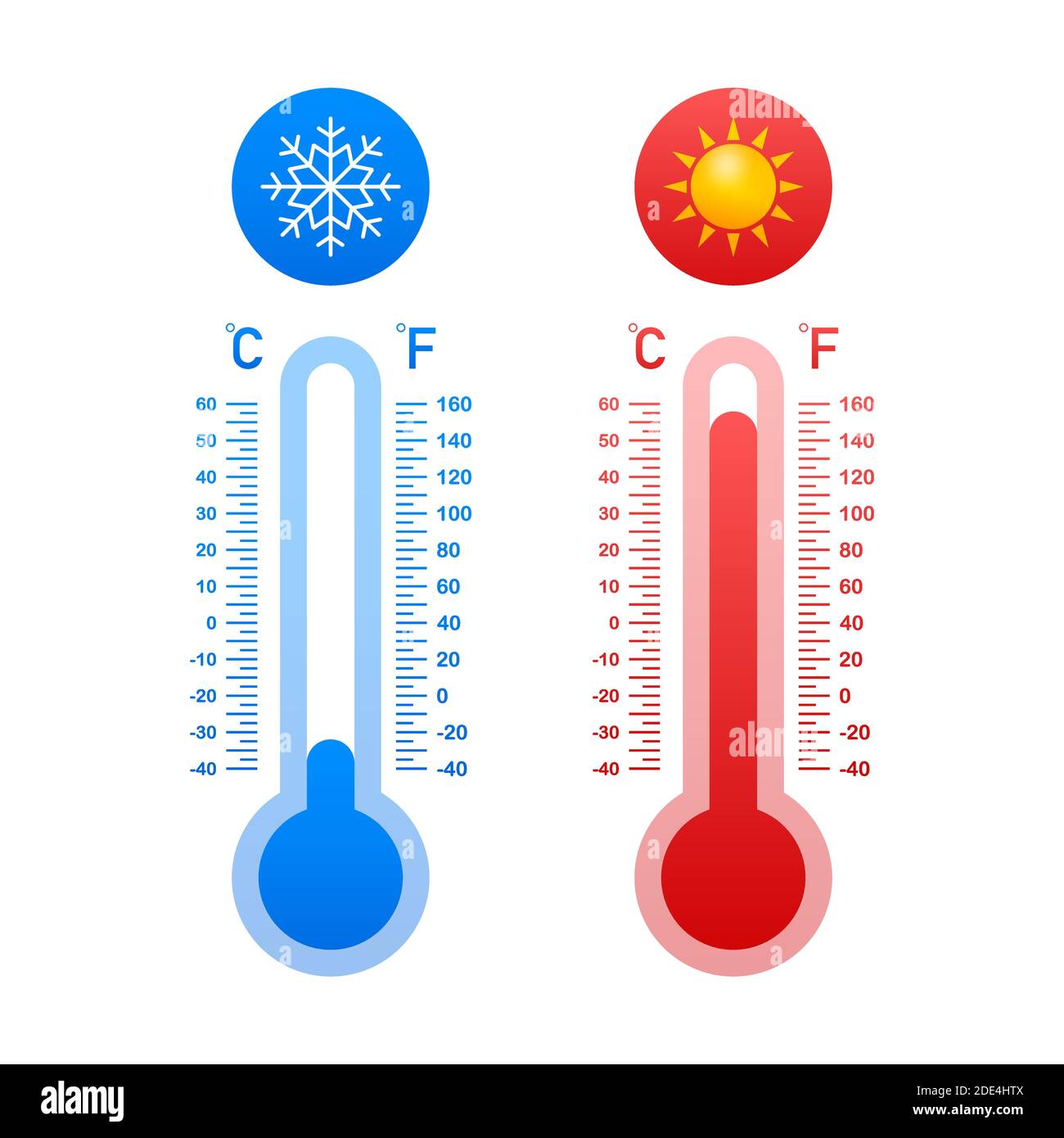 Cartoon Hot Thermometer High Resolution Stock Photography and Images