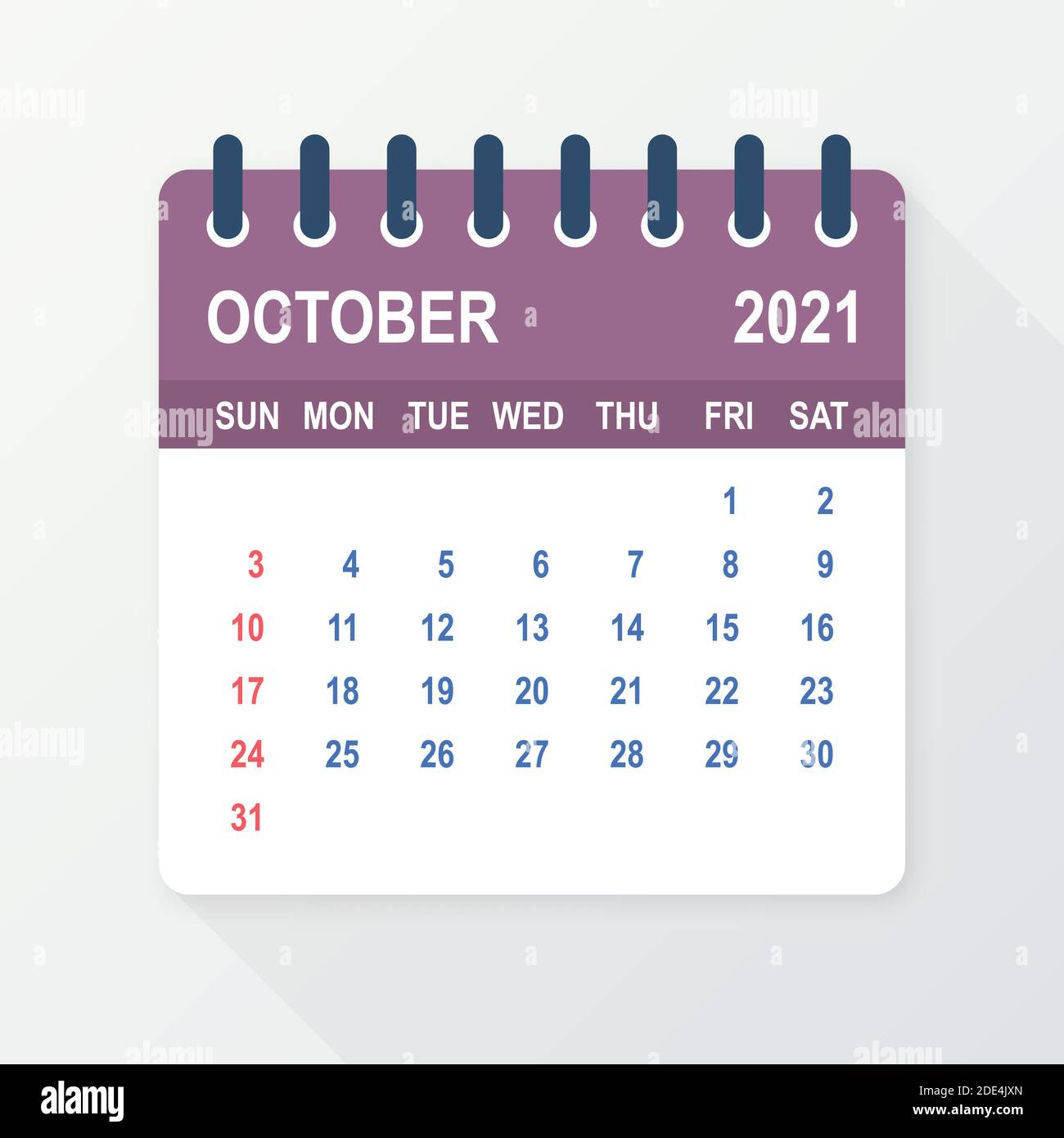 2021 october calendar Free Printable
