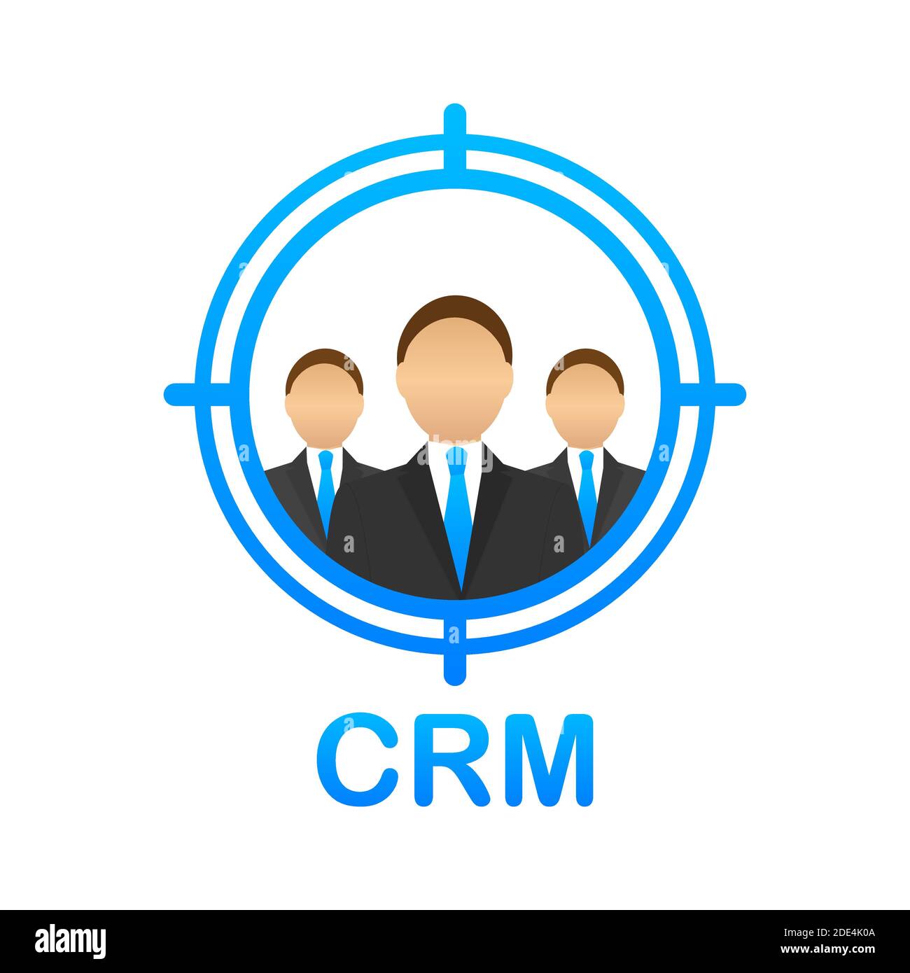Crm background Stock Vector Images Alamy