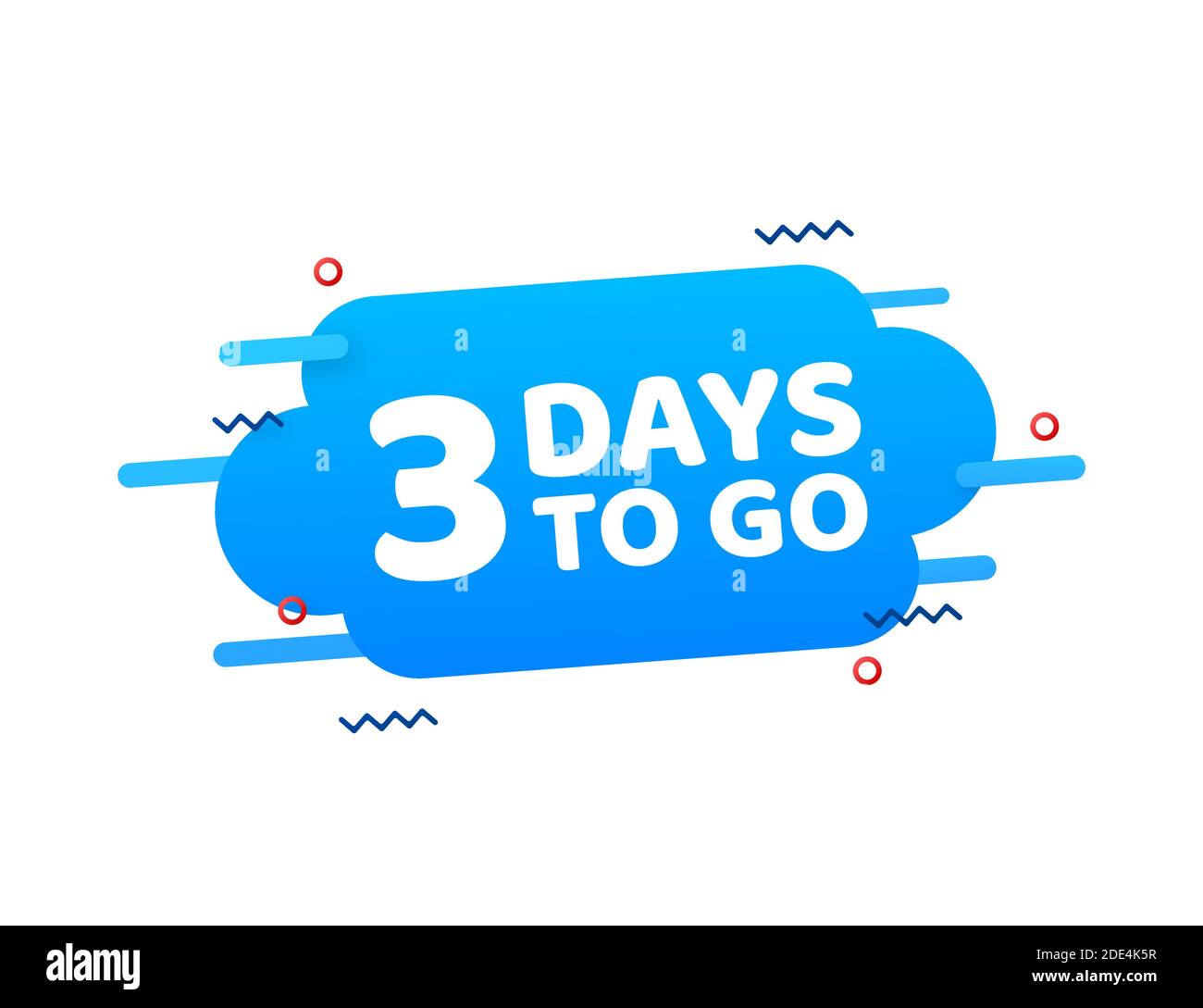 3 Day to go. Countdown timer. Clock icon. Time icon. Count time sale.  Vector stock illustration. 7538767 Vector Art at Vecteezy