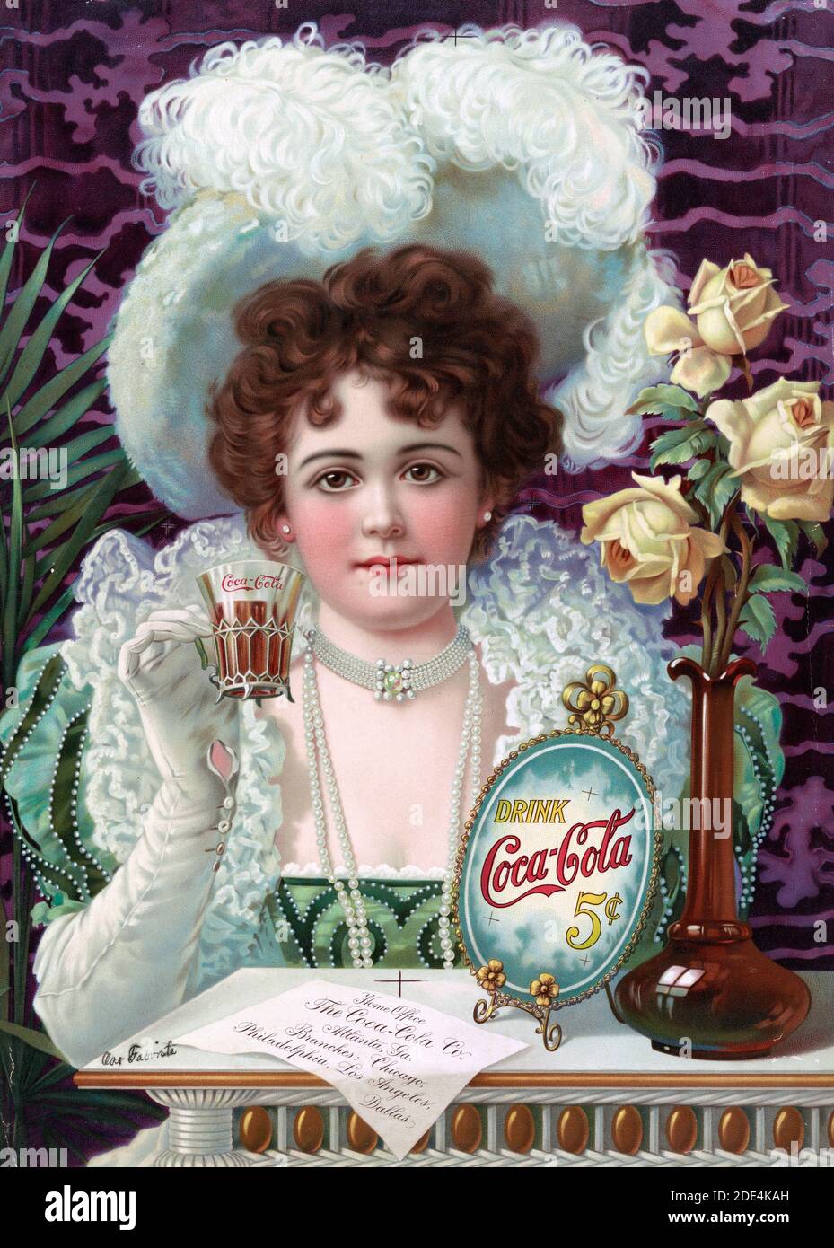 Coca cola advert 1800s hi-res stock photography and images - Alamy