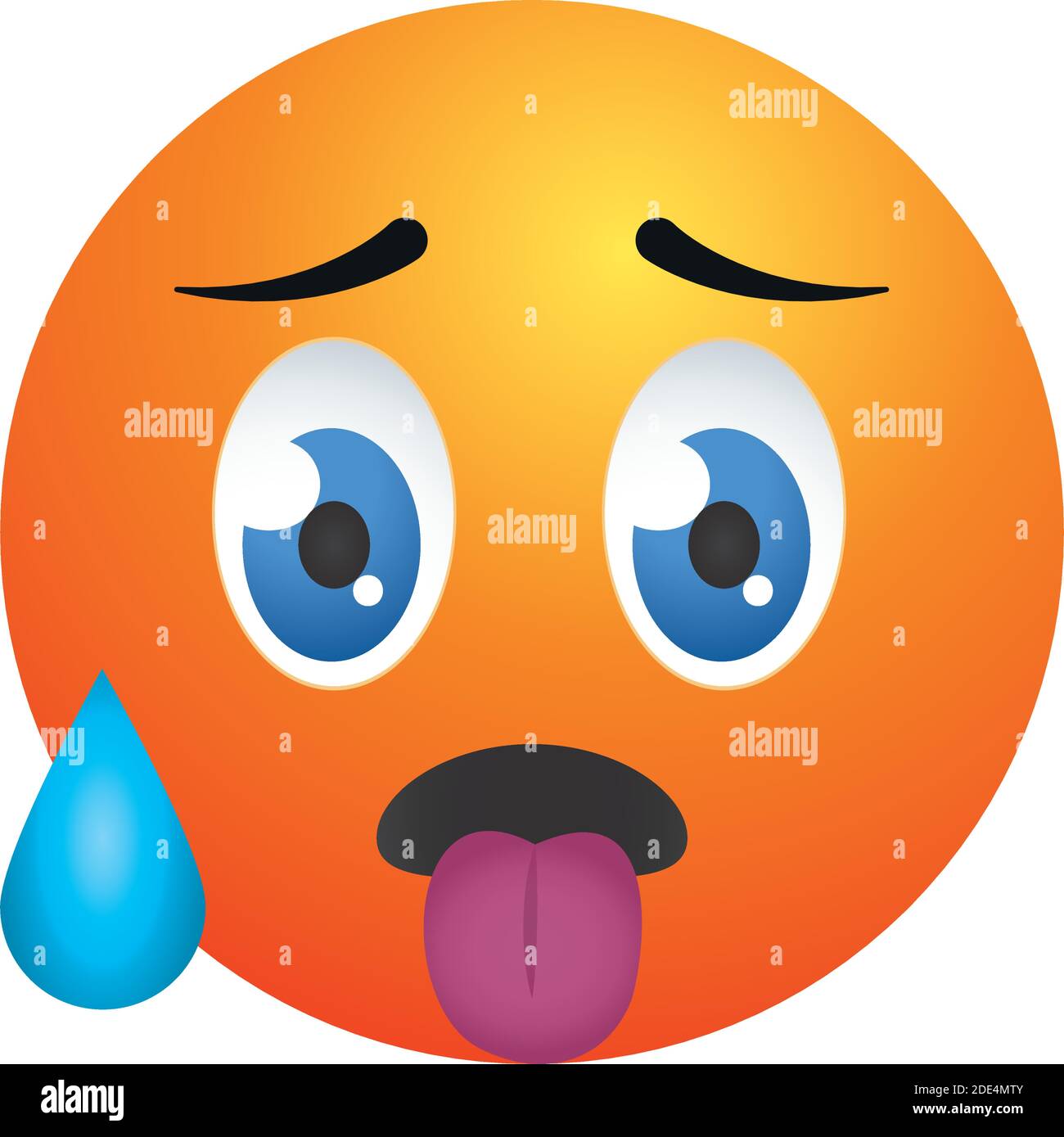 hot emoji face character icon Stock Vector Image & Art - Alamy