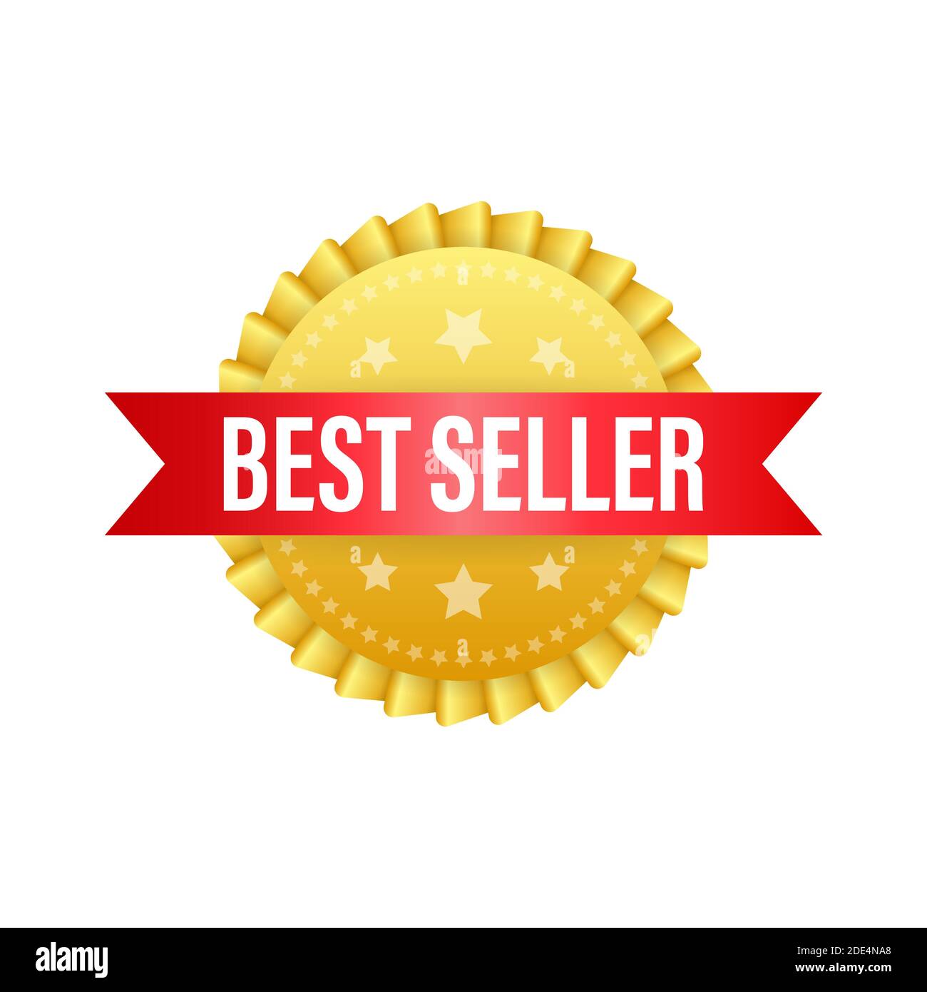 Premium Vector  Best seller gold label. for logo design, icon