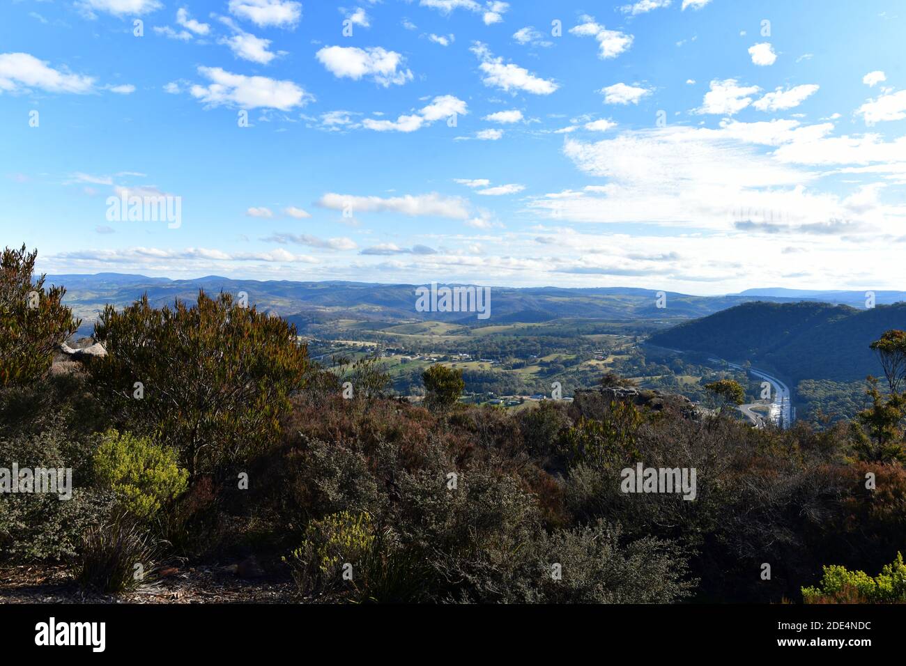 A view of the countryside near Lithgow, Australia Stock Photo