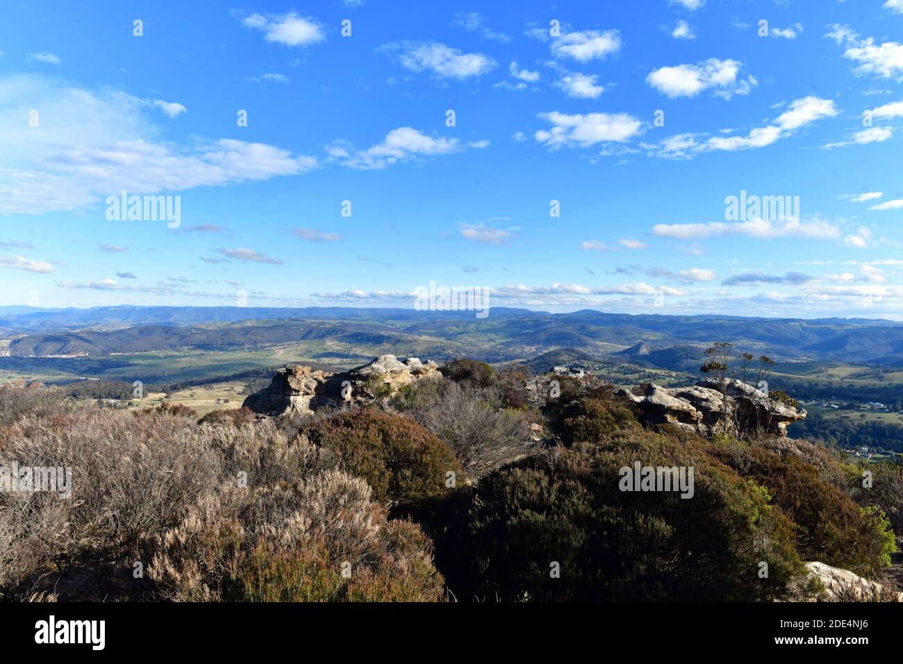 A view of the countryside near Lithgow, Australia Stock Photo