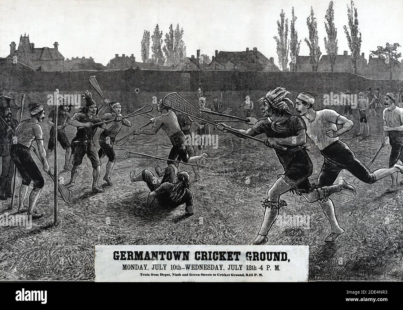 Germantown cricket ground ca. 19001920 Stock Photo Alamy