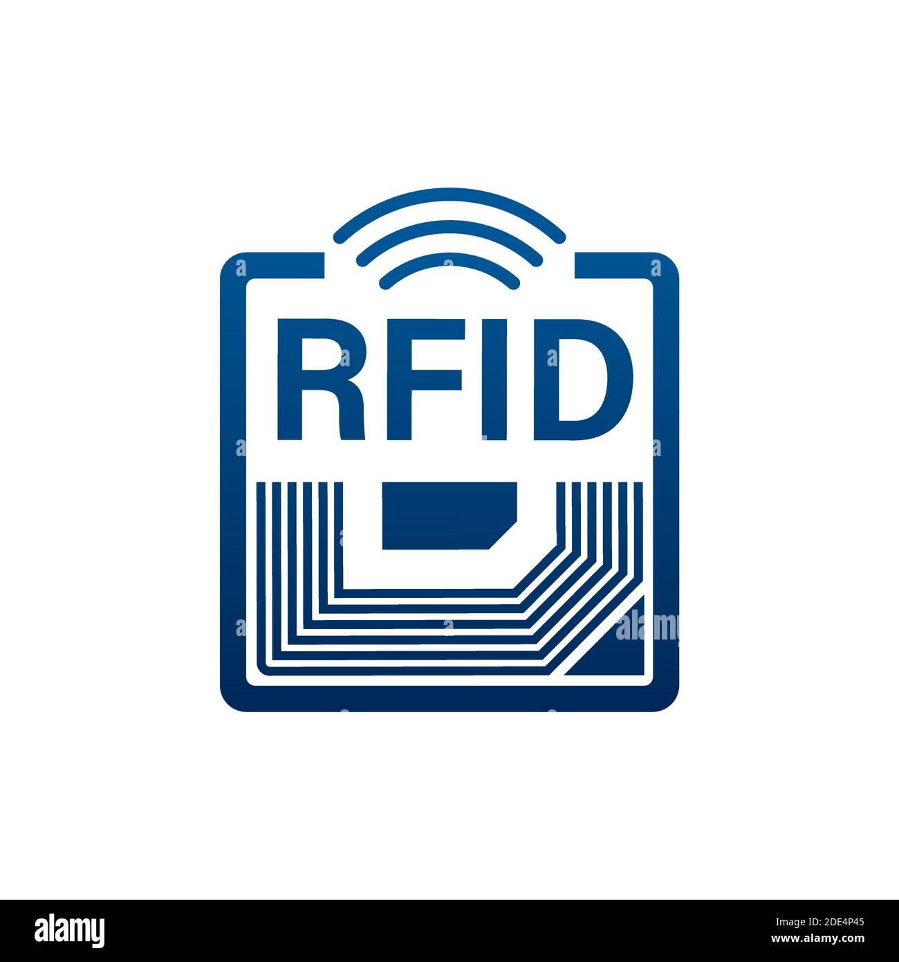 RFID Radio Frequency IDentification. Technology concept. Digital