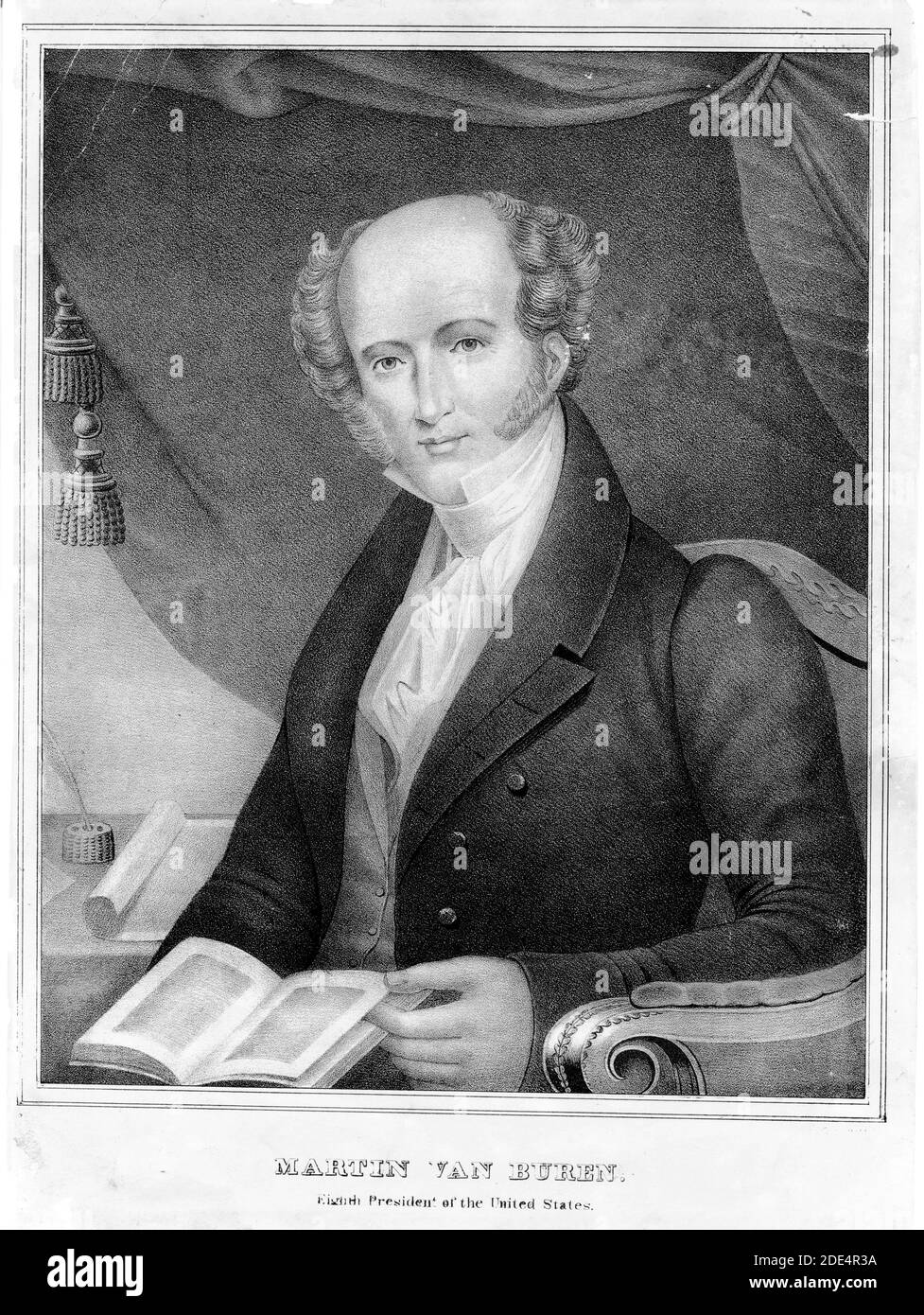 Martin Van Buren. Eighth president of the United States ca. 1840s Stock Photo
