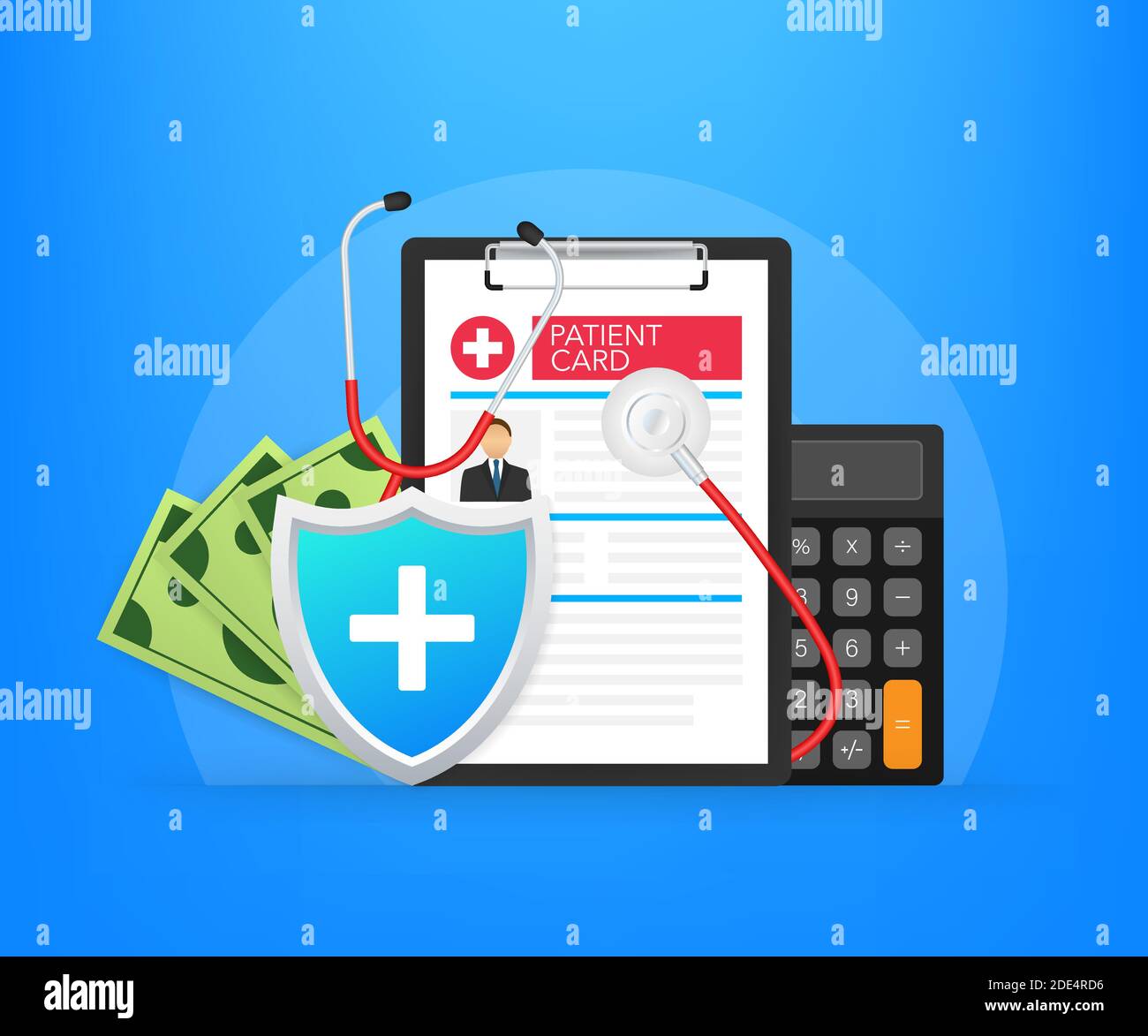 Clipboard in doctors hand. Make notes in patient card. medical report. analysis or prescription